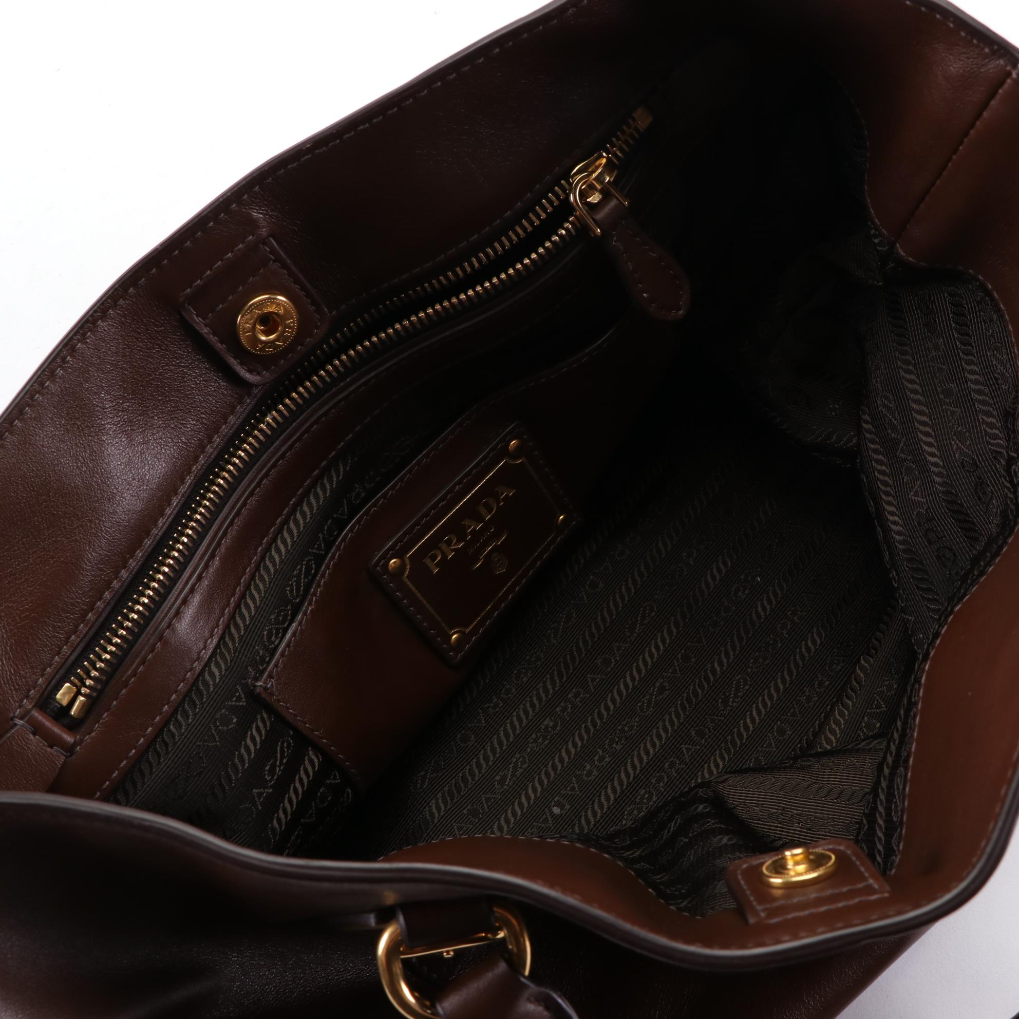 Prada Leather Two-Way Bag