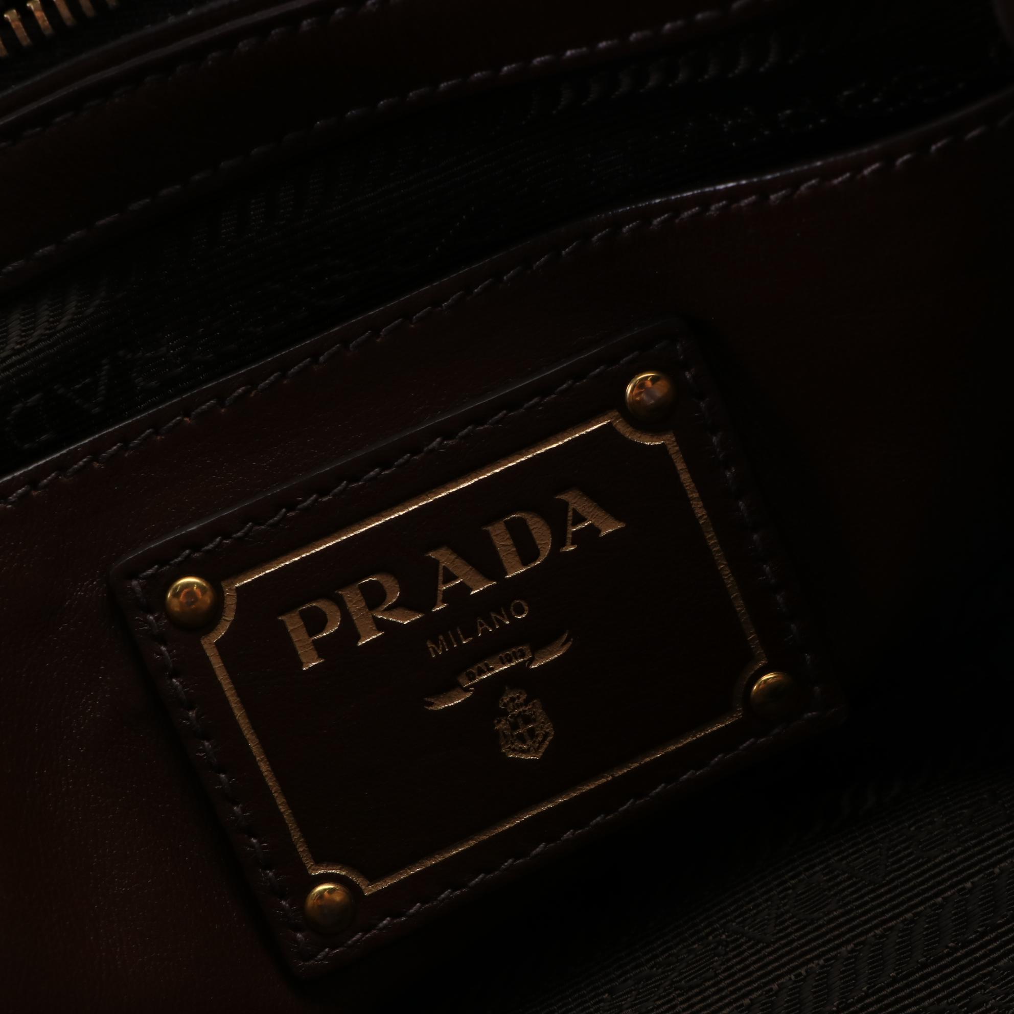 Prada Leather Two-Way Bag