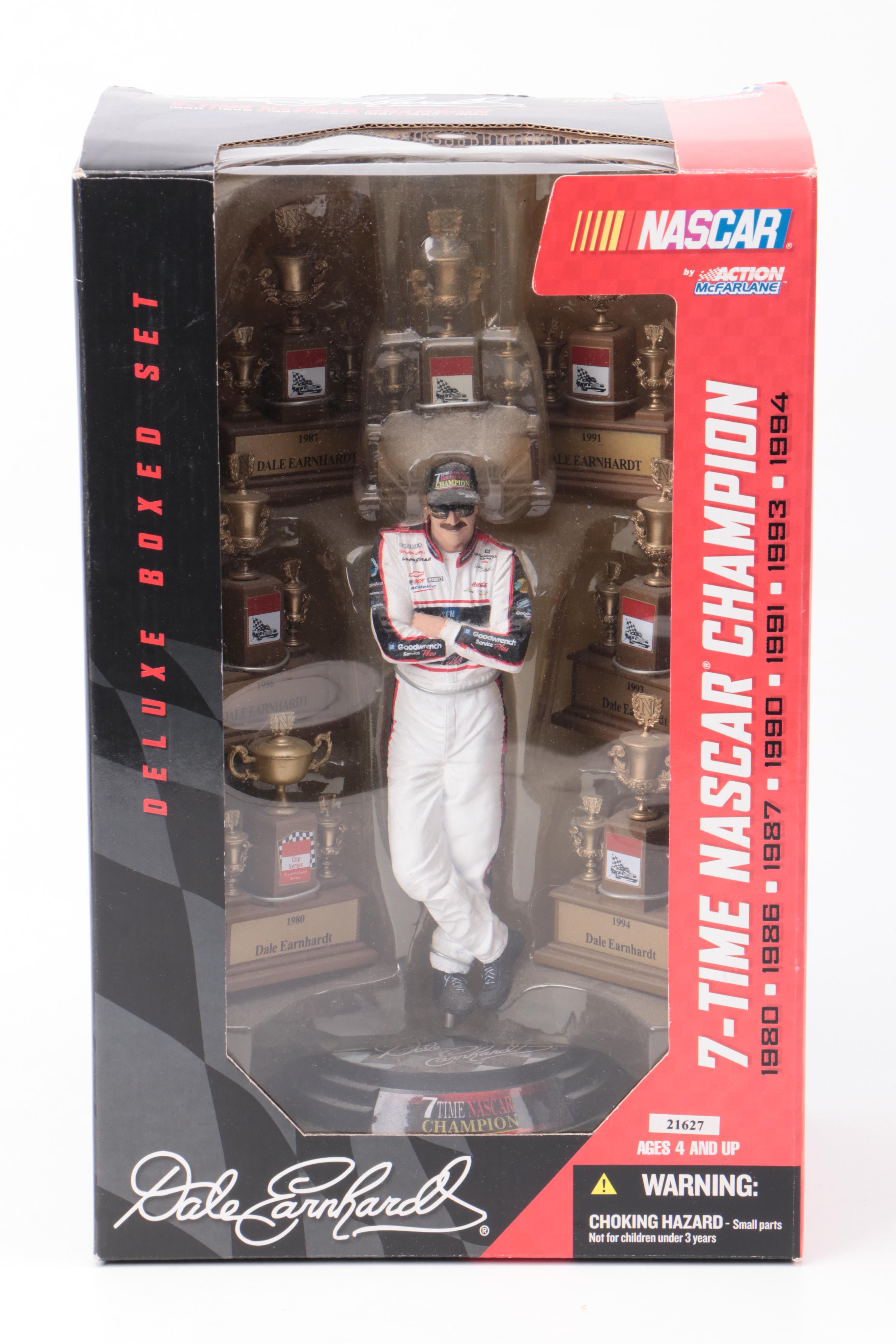 Dale Earnhardt Sr. and Dale Earnhardt Jr. Diecast Model NASCAR Stock Cars