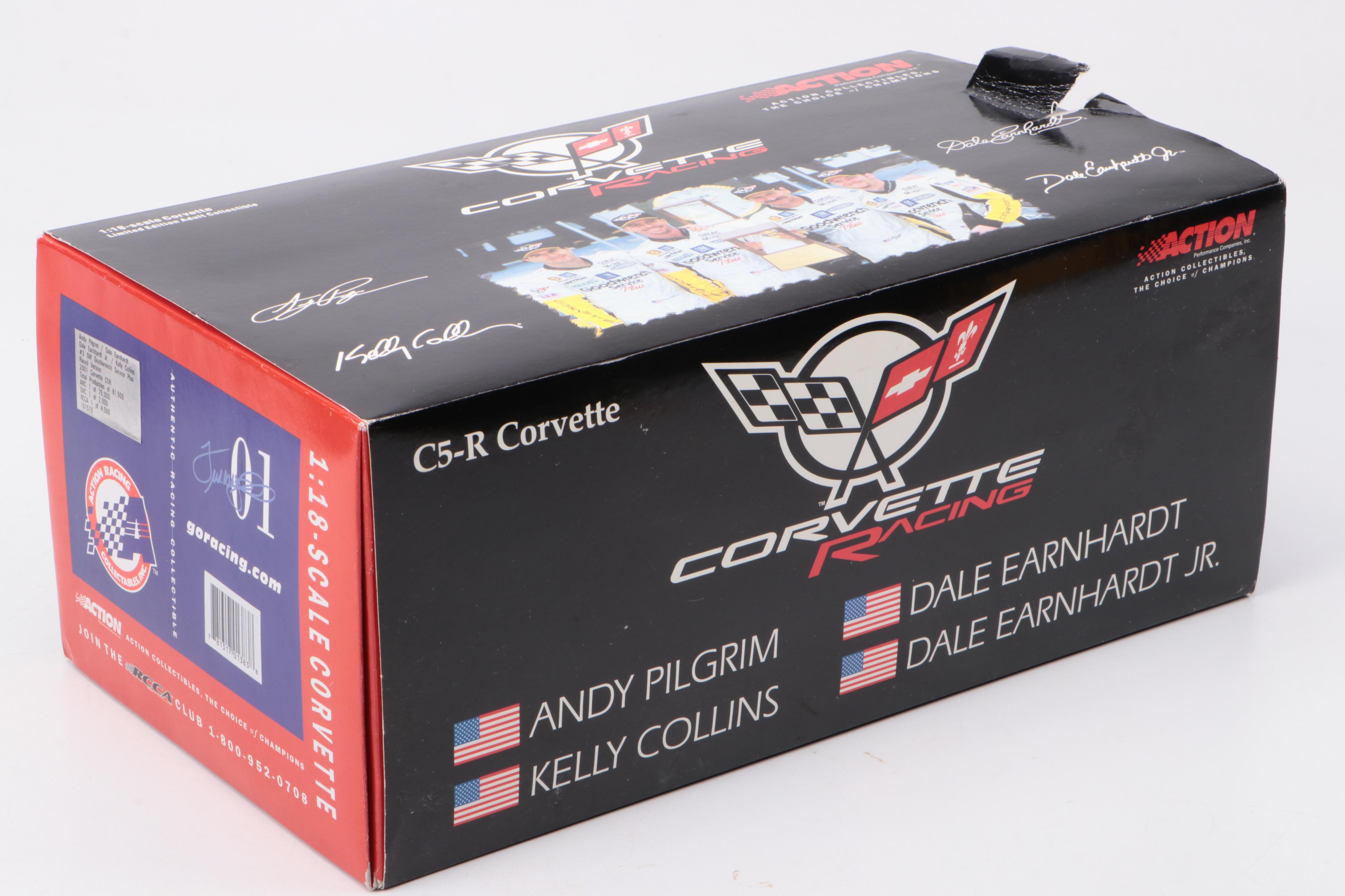 Dale Earnhardt Sr. and Dale Earnhardt Jr. Diecast Model NASCAR Stock Cars