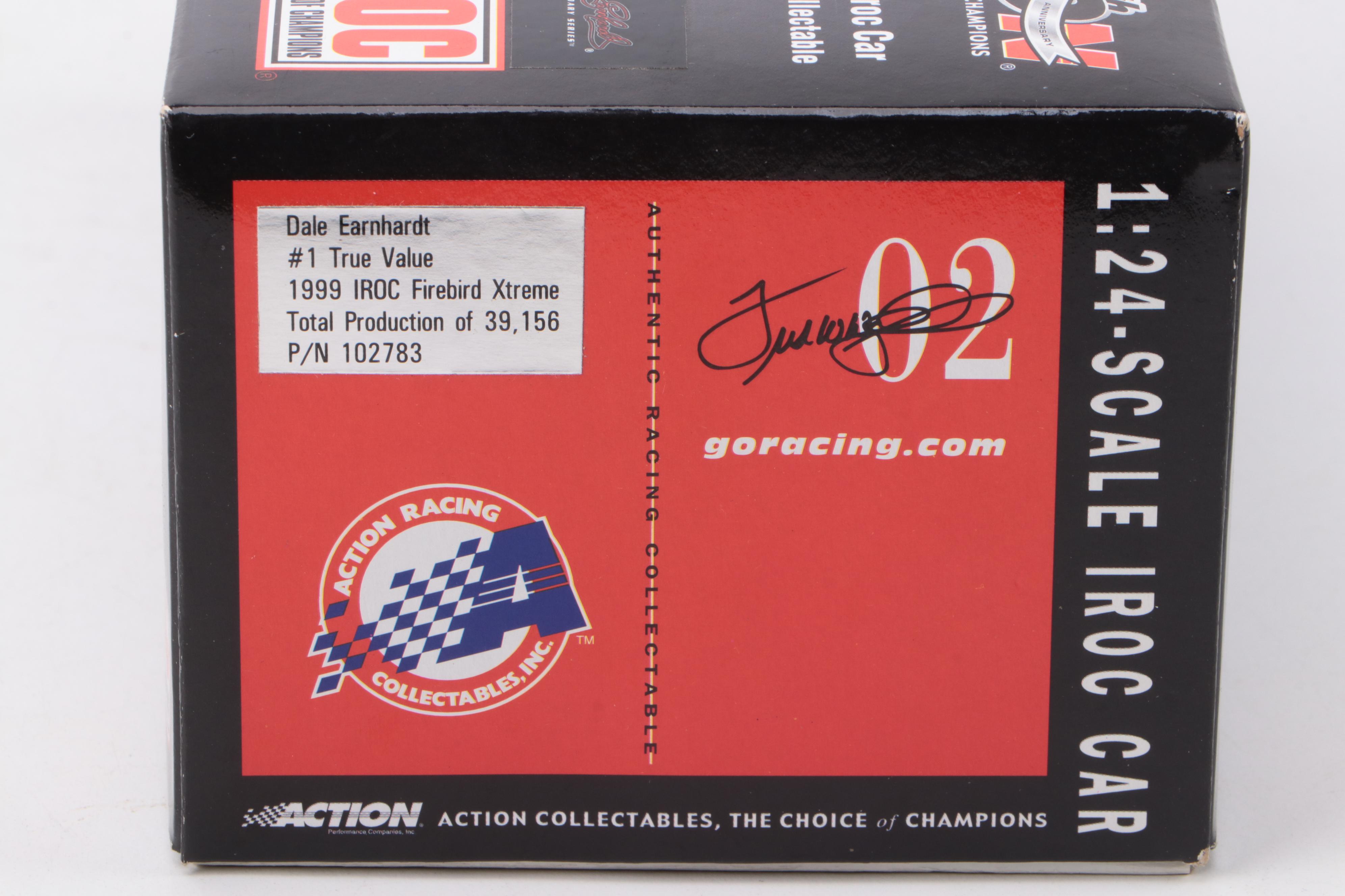 Dale Earnhardt Sr. and Dale Earnhardt Jr. Diecast Model NASCAR Stock Cars