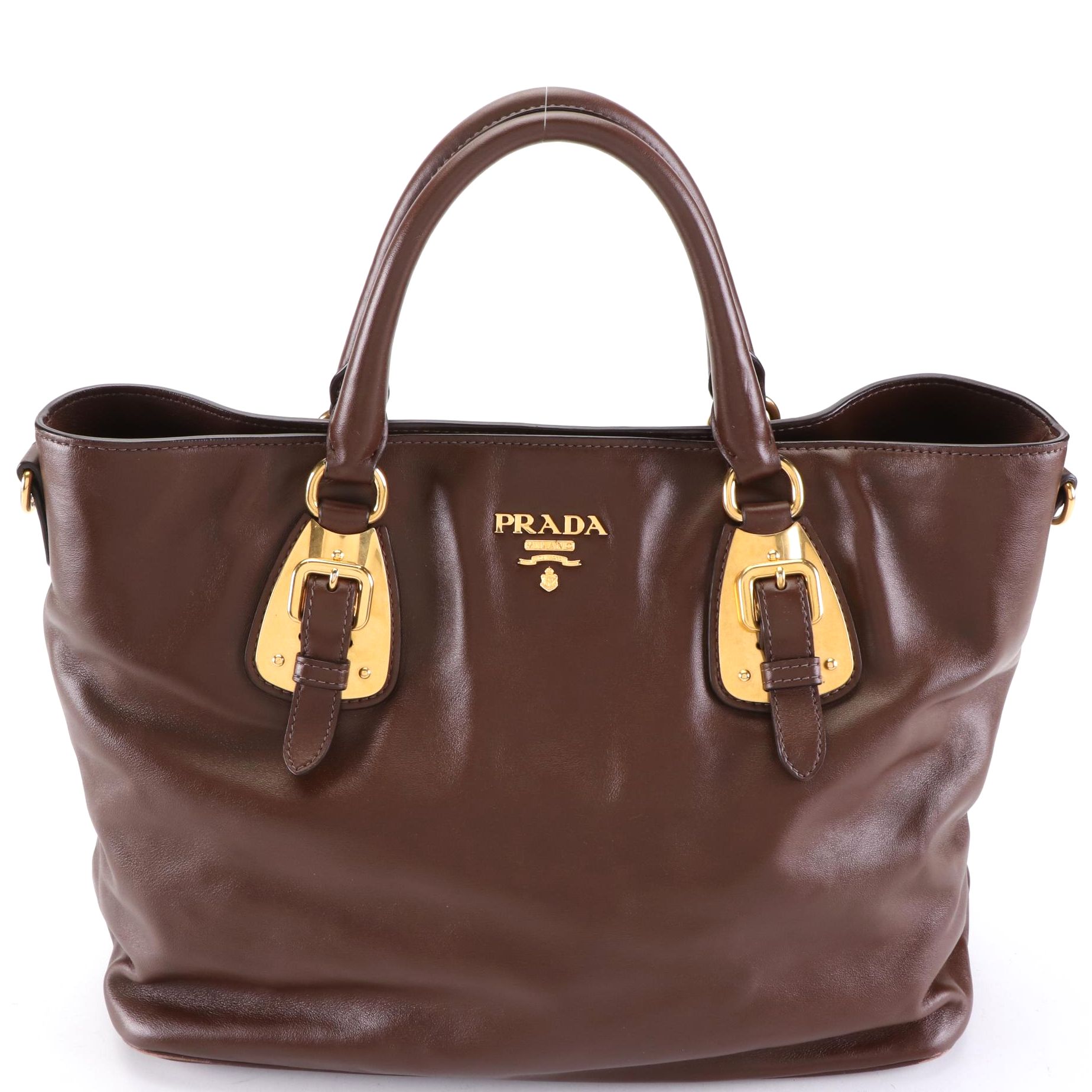 Prada Leather Two-Way Bag