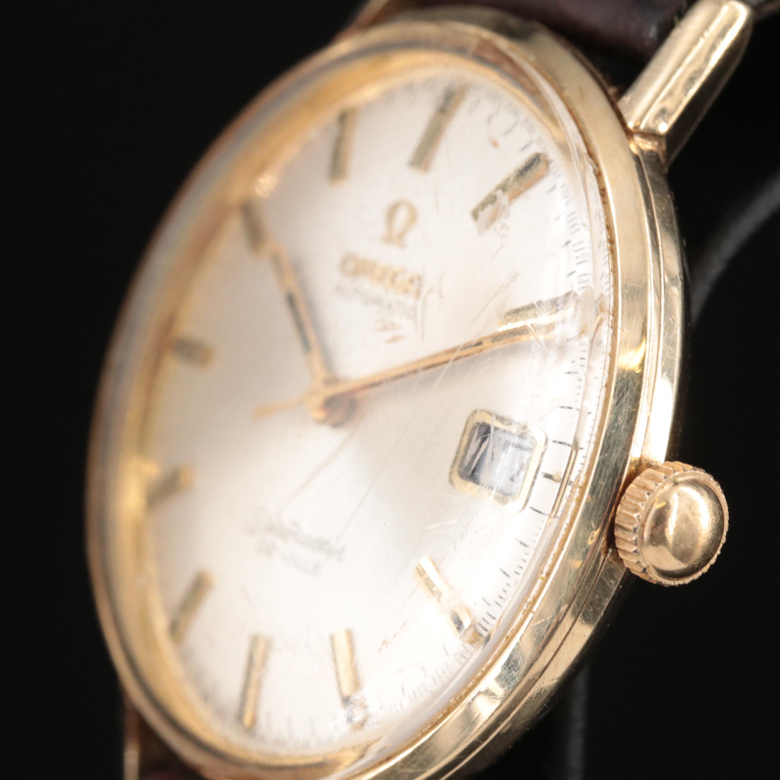 14k-vintage-omega-seamaster-deville-date-automatic-wristwatch-ebth