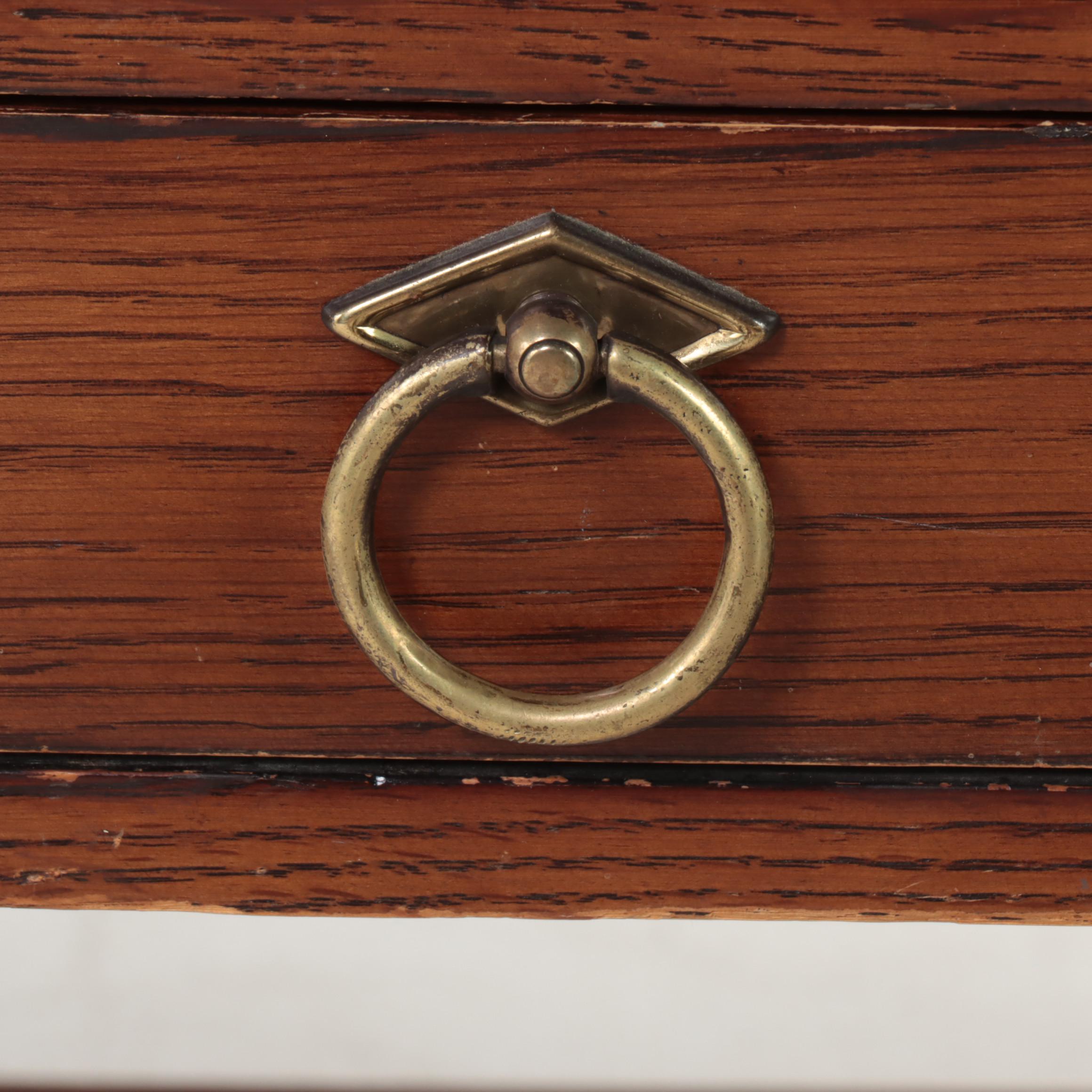 Romweber Regency Style Oak Desk, 1970s
