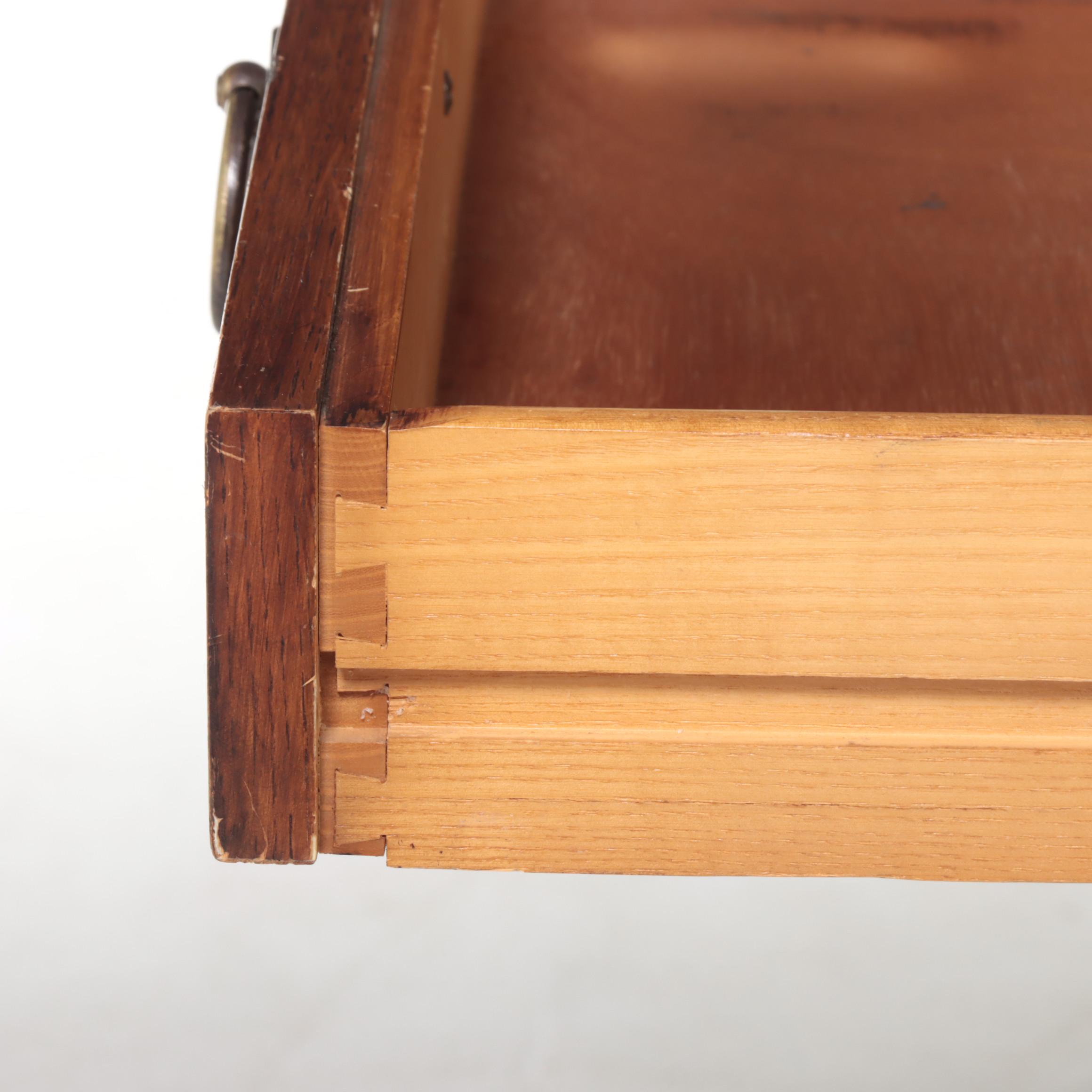 Romweber Regency Style Oak Desk, 1970s