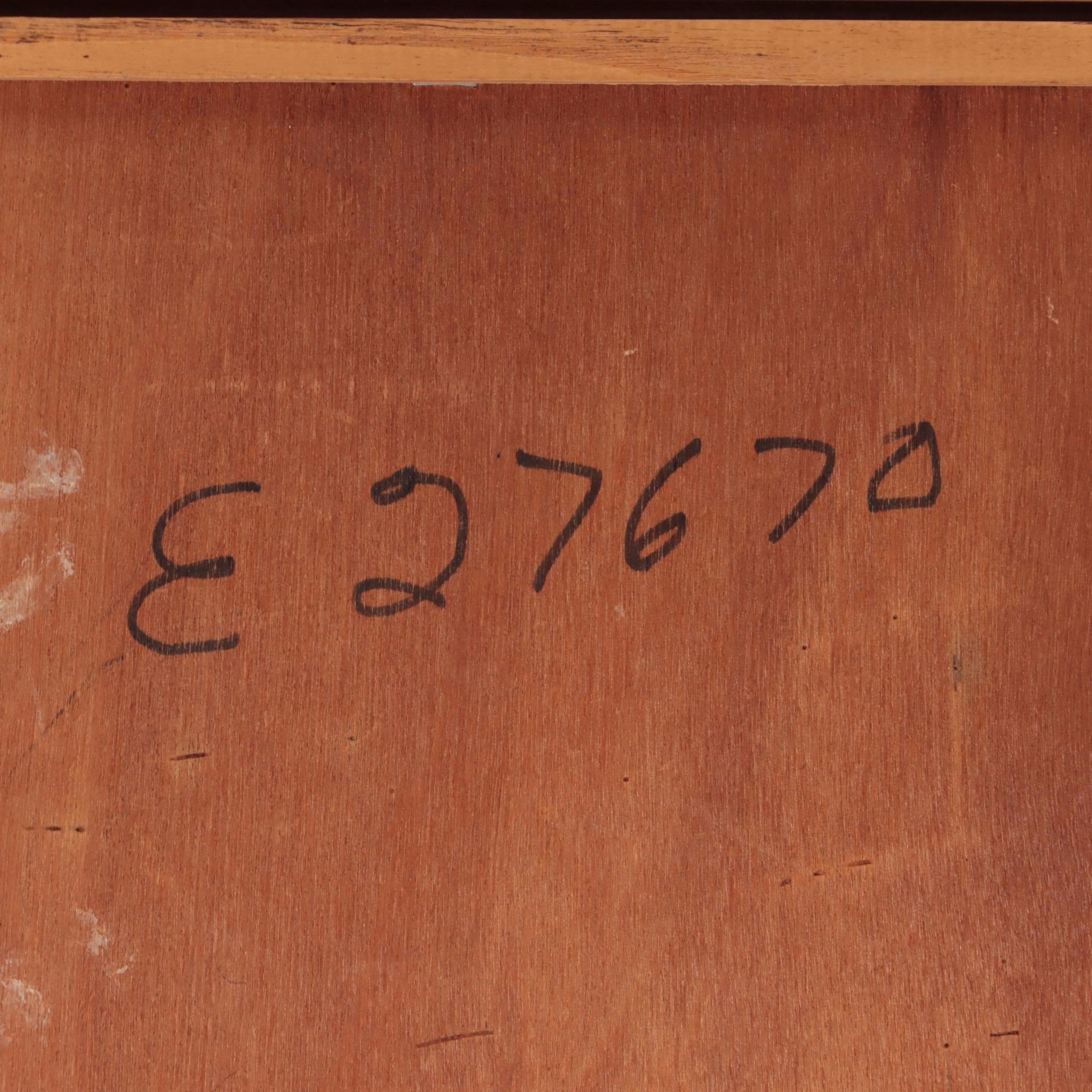 Romweber Regency Style Oak Desk, 1970s