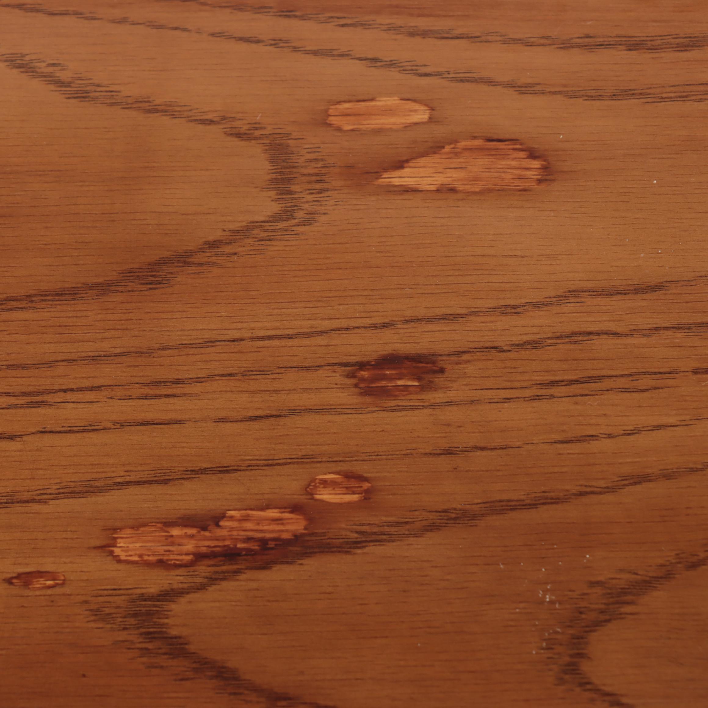 Romweber Regency Style Oak Desk, 1970s