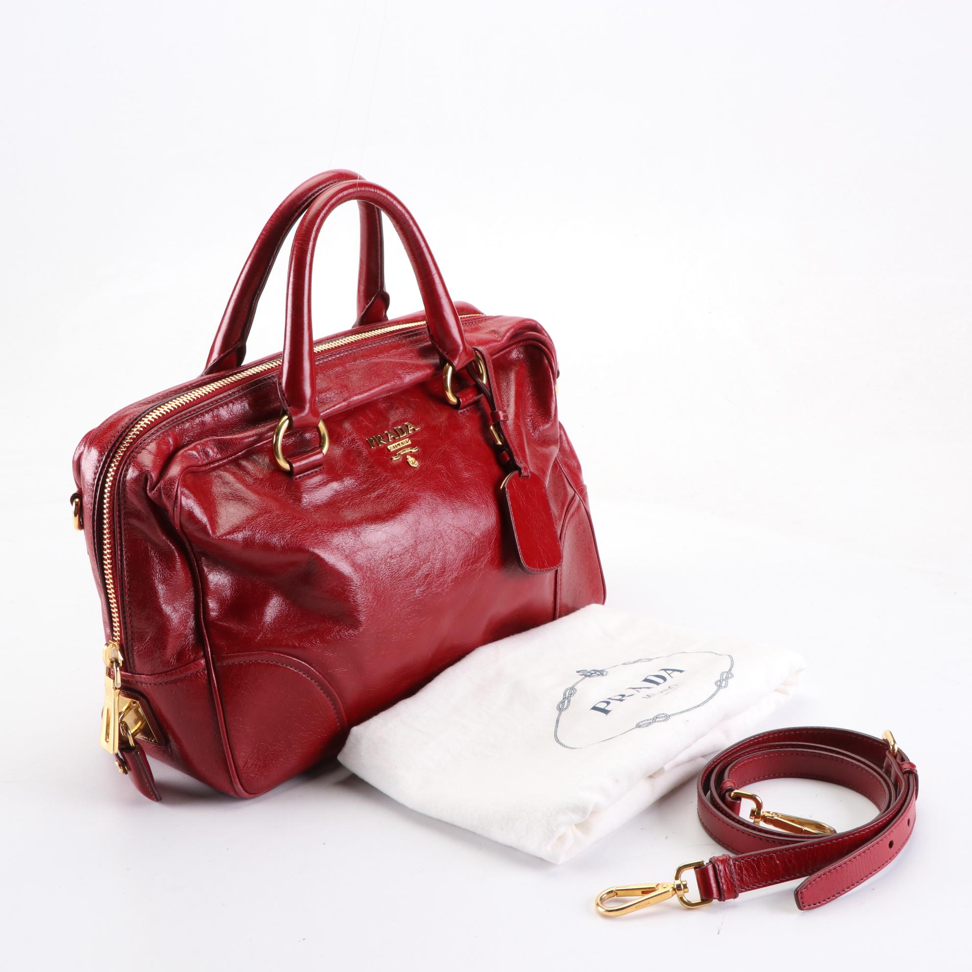 Prada Leather Two-Way Bag