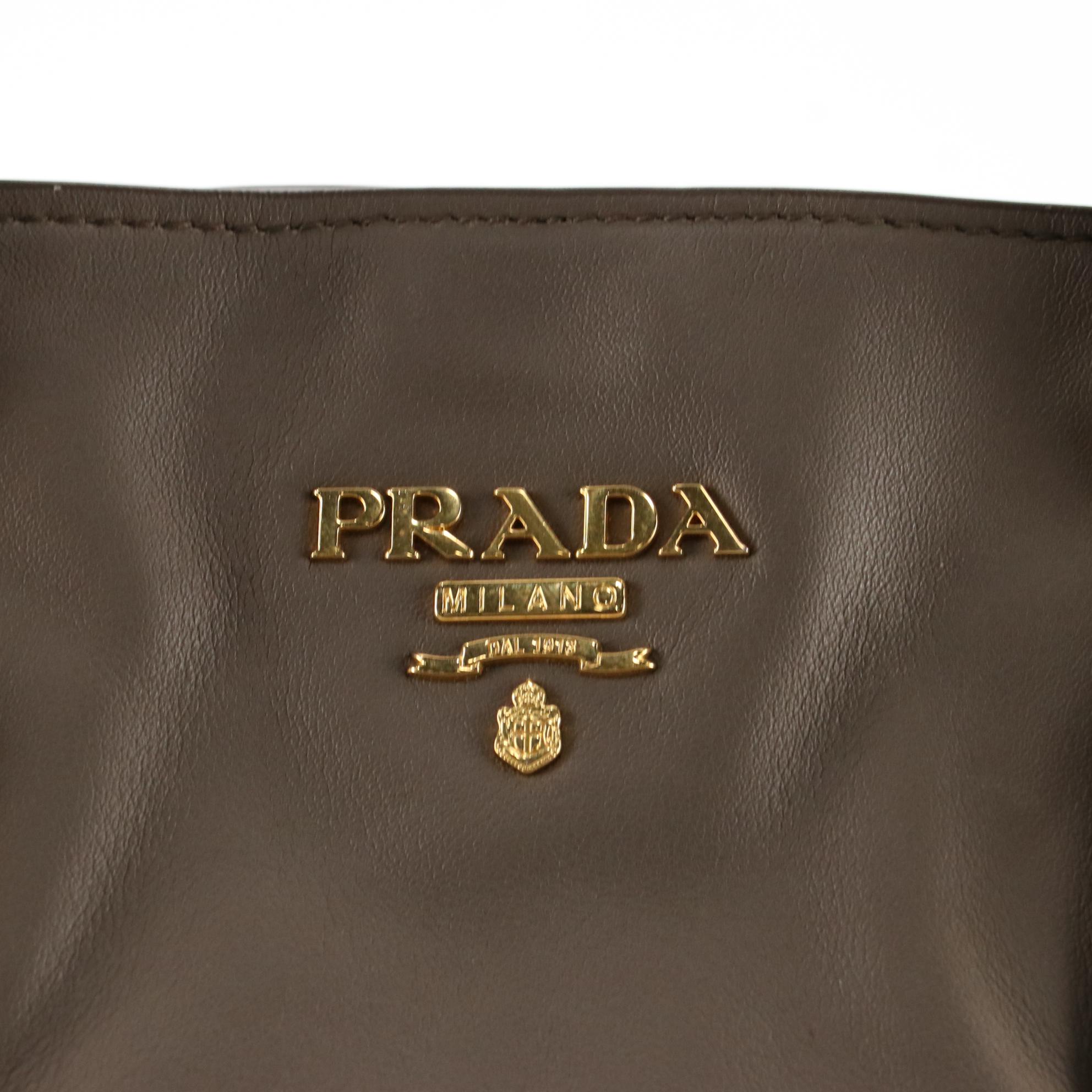Prada Two-Way Soft Tote BN1902 in Leather