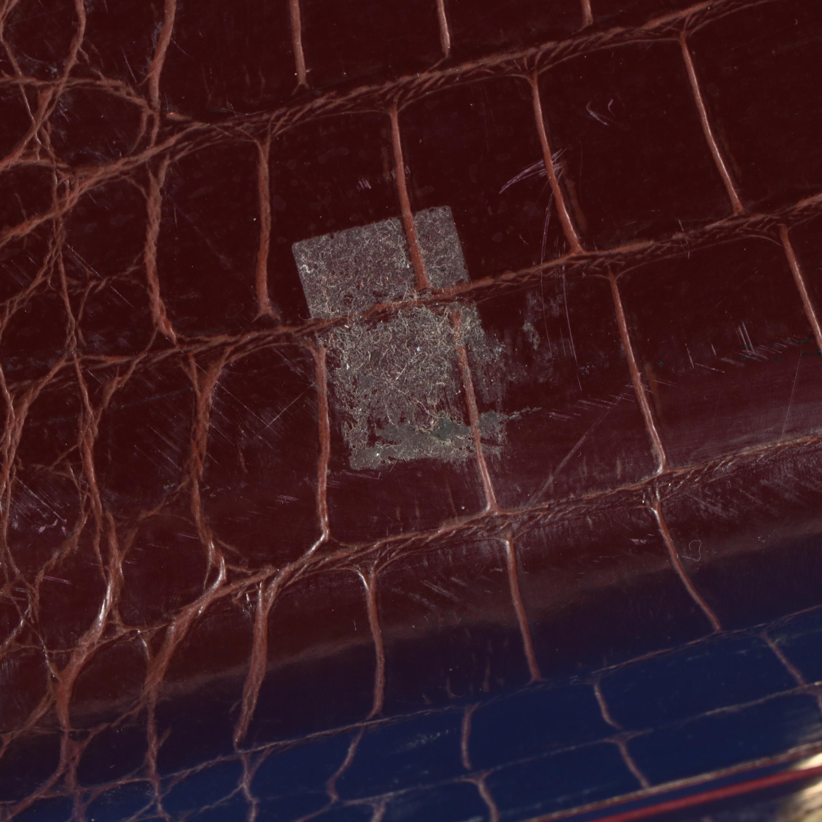 Samsonite Top Handle Luggage Set Styles 4135 and 4132 in Croc-Embossed Vinyl