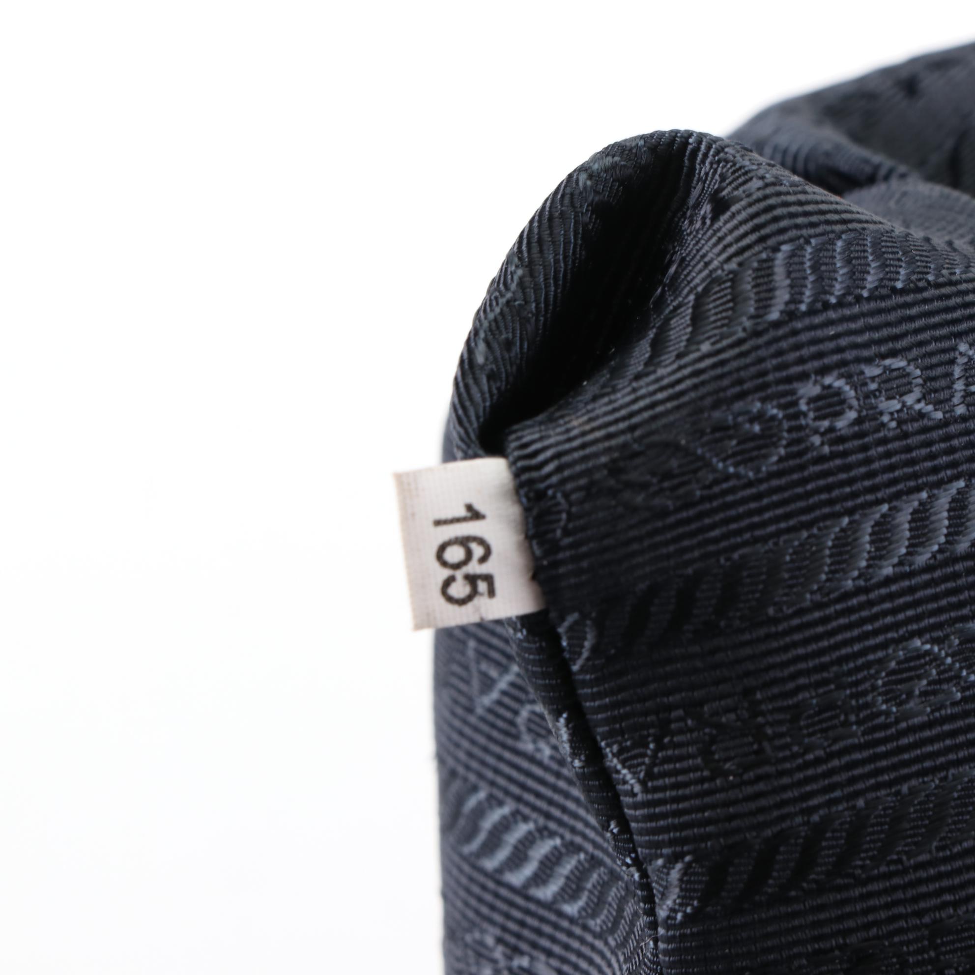 Prada Two-Way Tote Bag in Navy Vitello Daino Leather