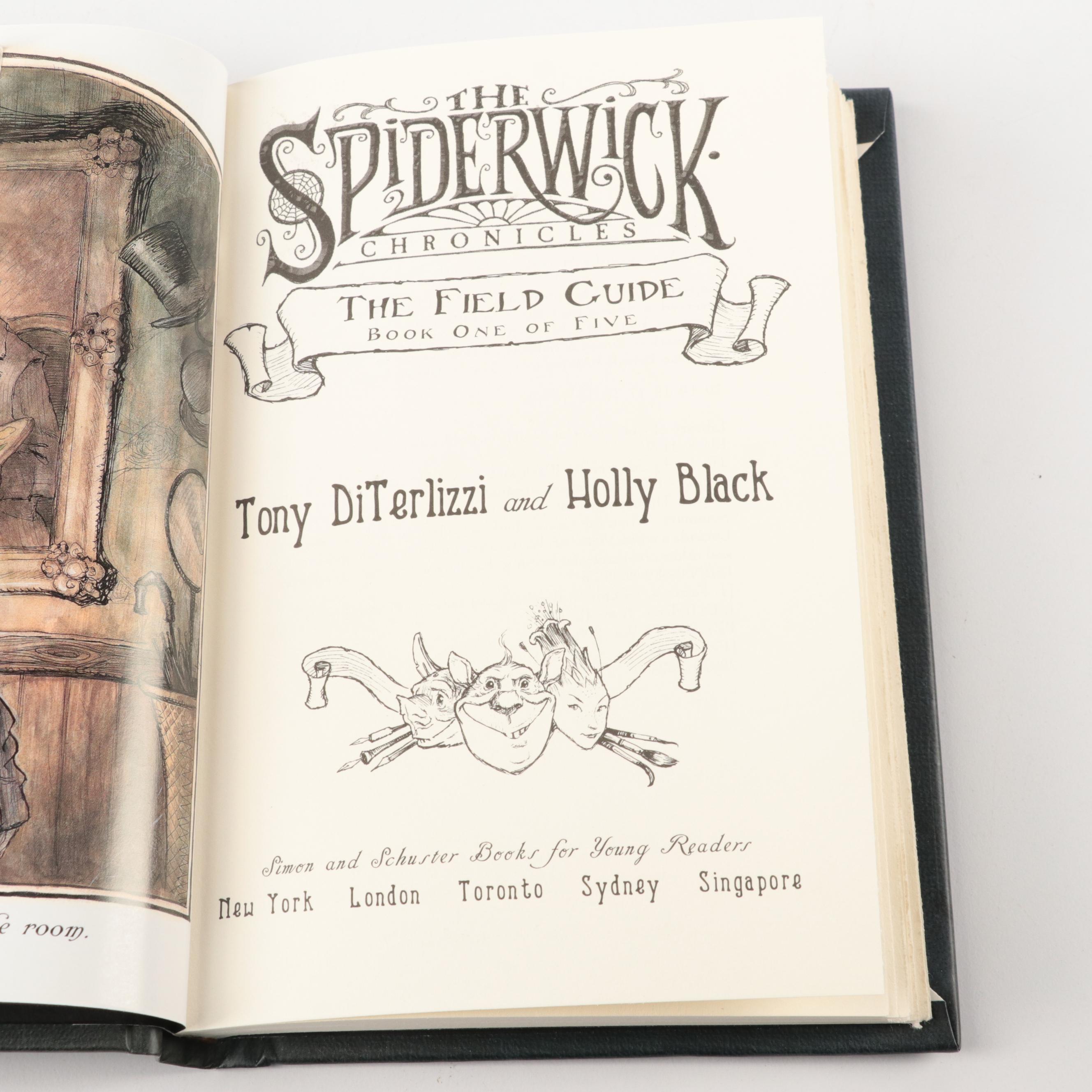 Signed "The Spiderwick Chronicles" by Tony DiTerlizzi and Holly Black with More