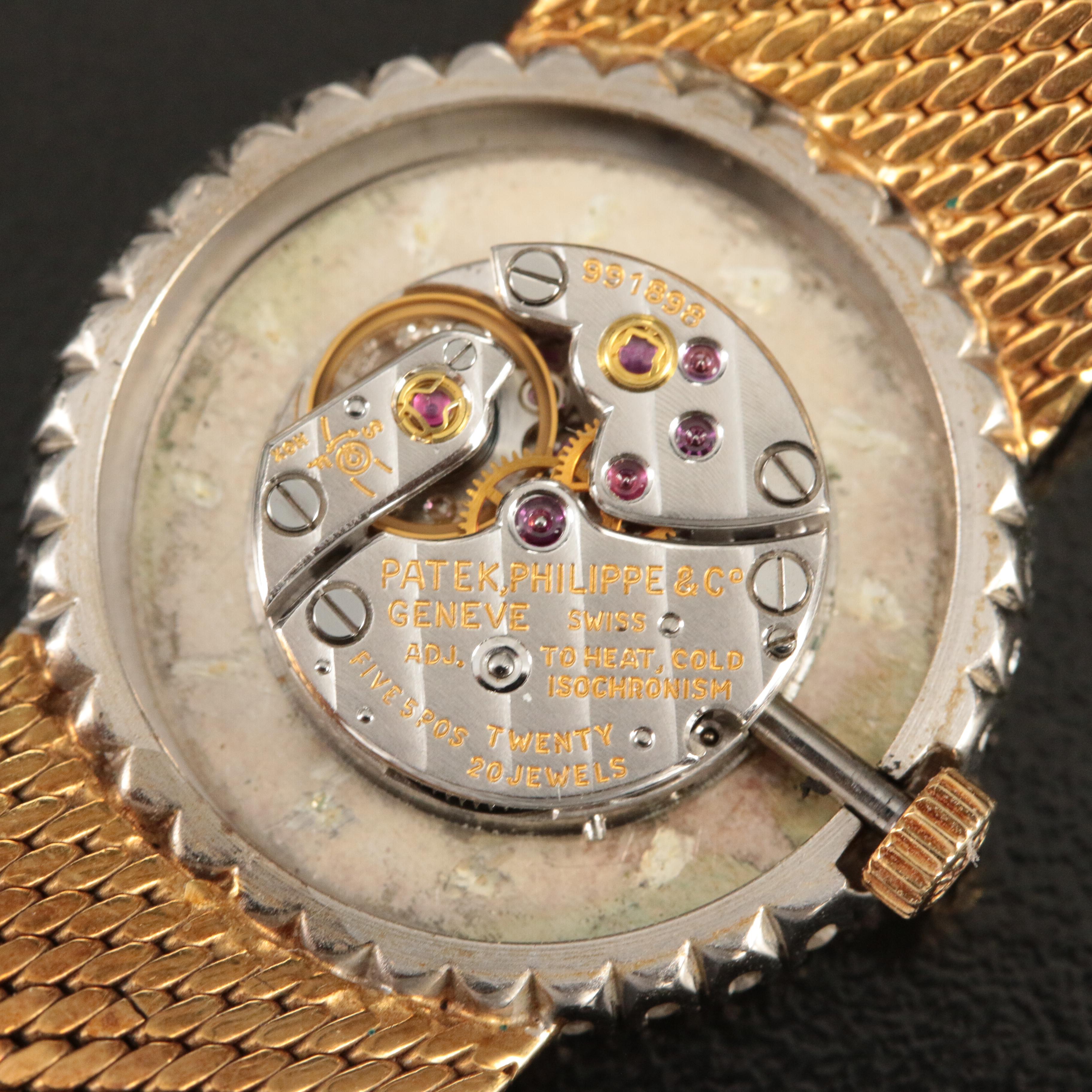 18K Patek Philippe Diamond Watch