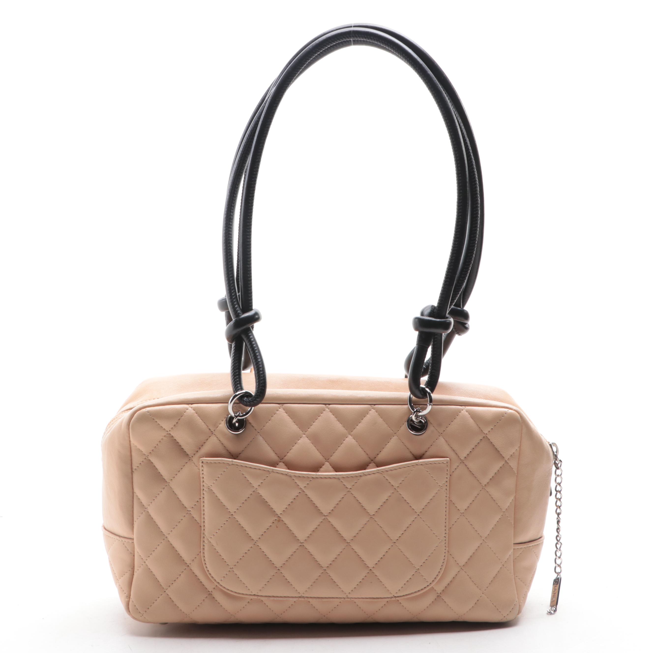 Chanel Cambon Quilted Leather Shoulder Bag