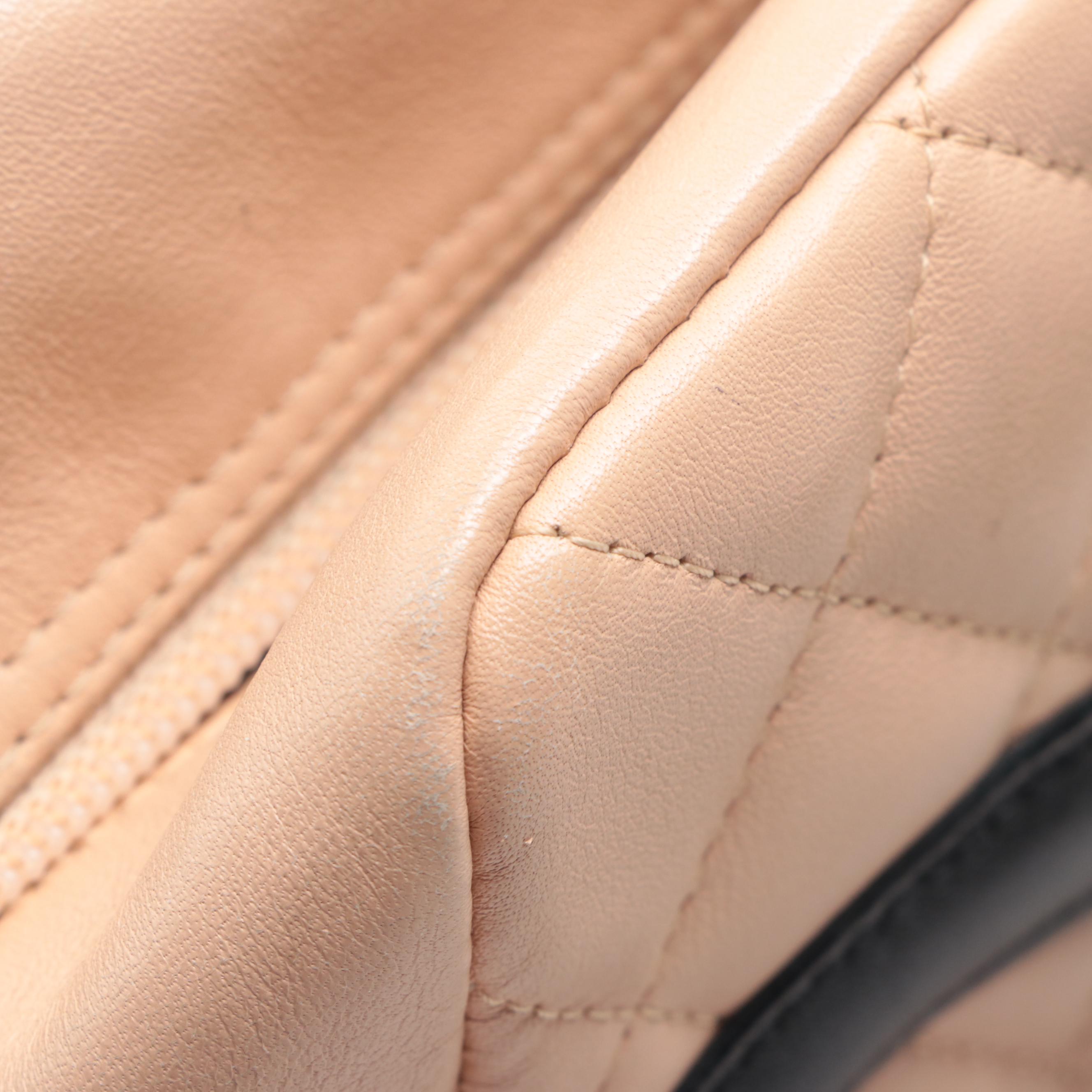 Chanel Cambon Quilted Leather Shoulder Bag