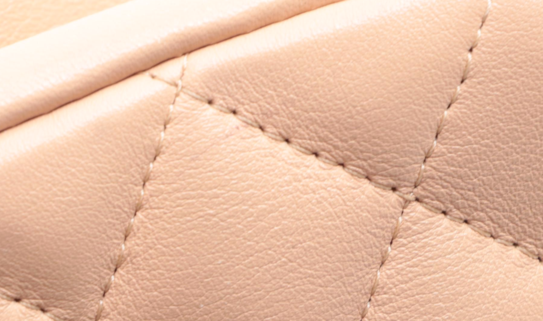 Chanel Cambon Quilted Leather Shoulder Bag