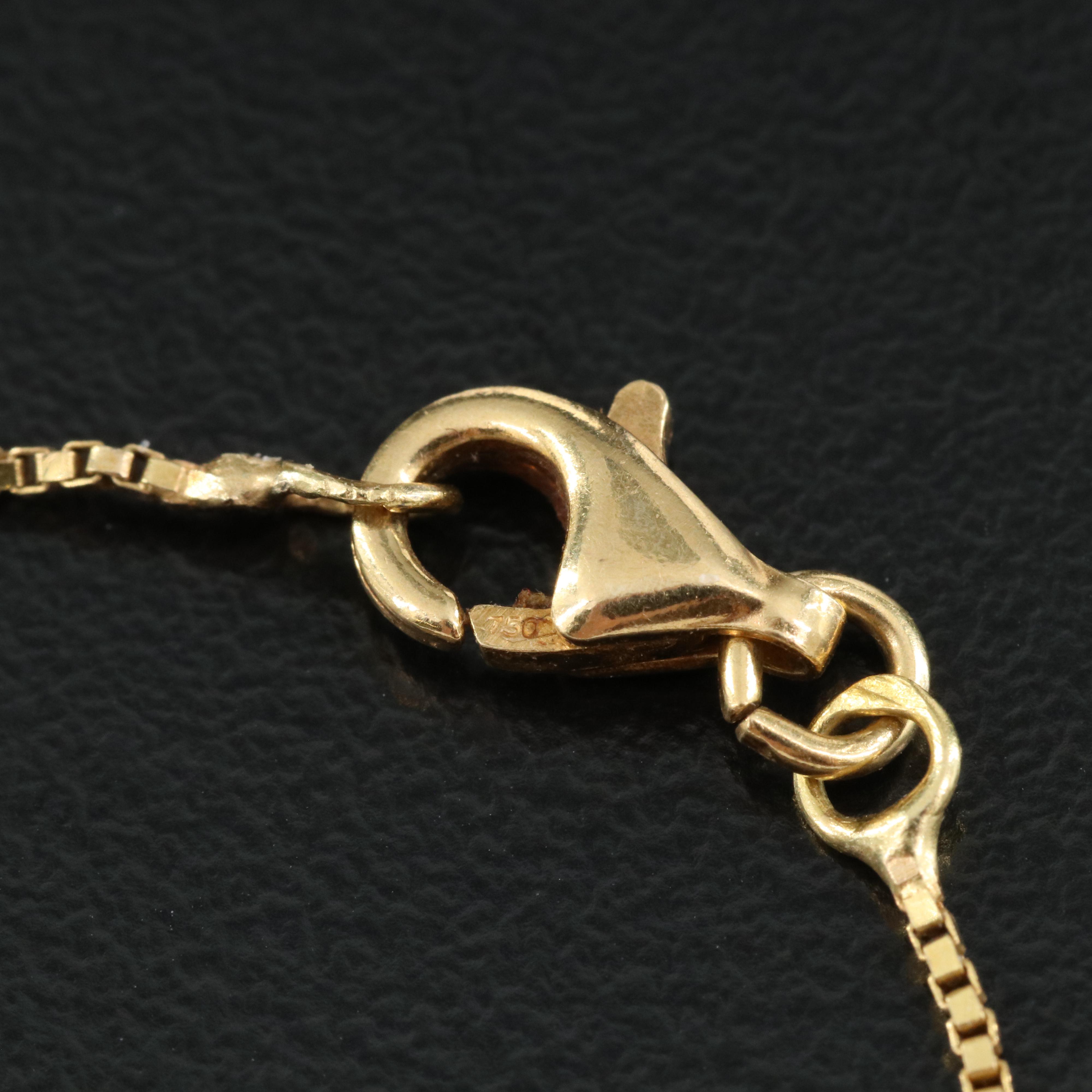 18K Box Chain Necklace