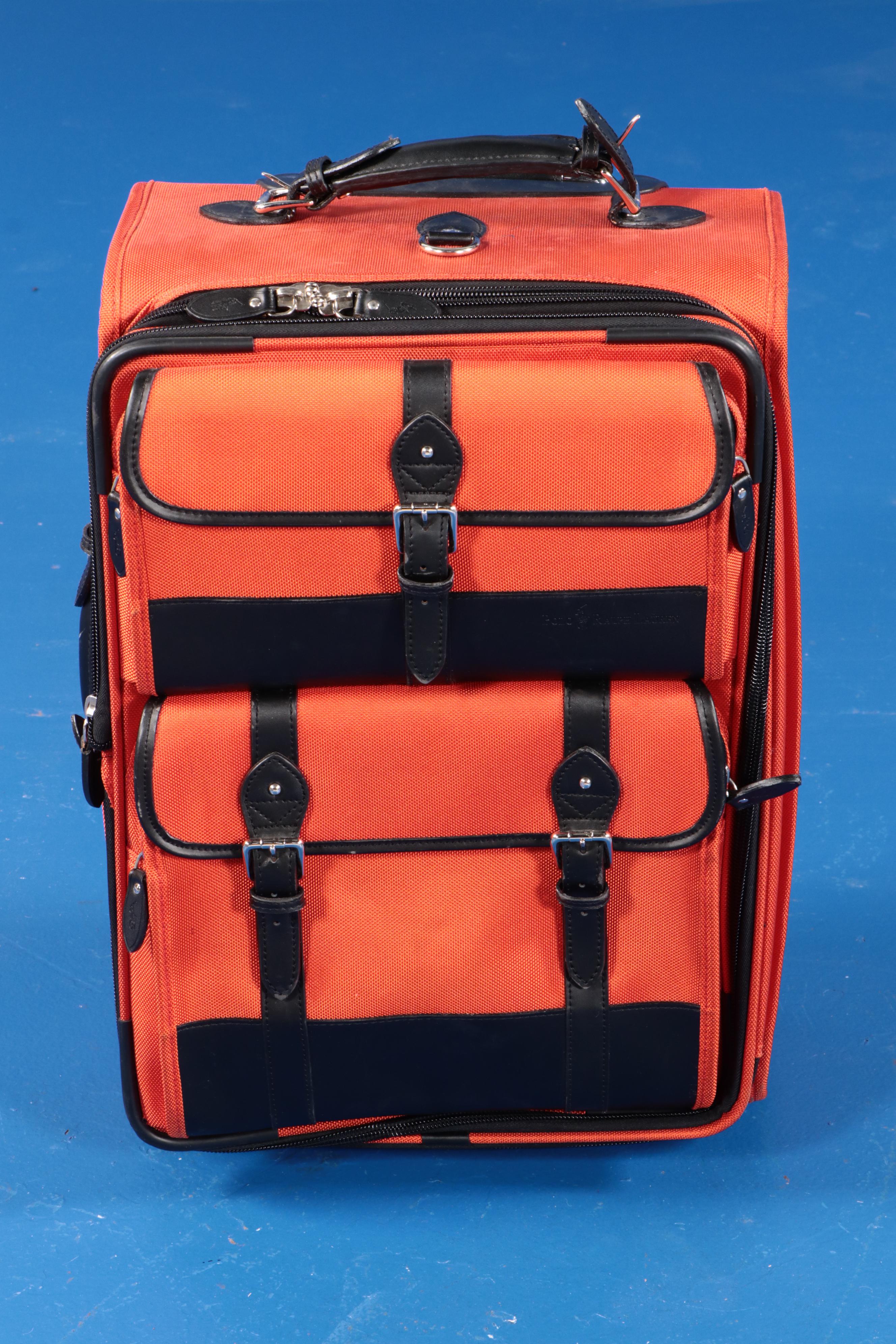 Polo Ralph Lauren Upright Rolling Suitcase and Victorinox Werks 6.0 Garment Bag