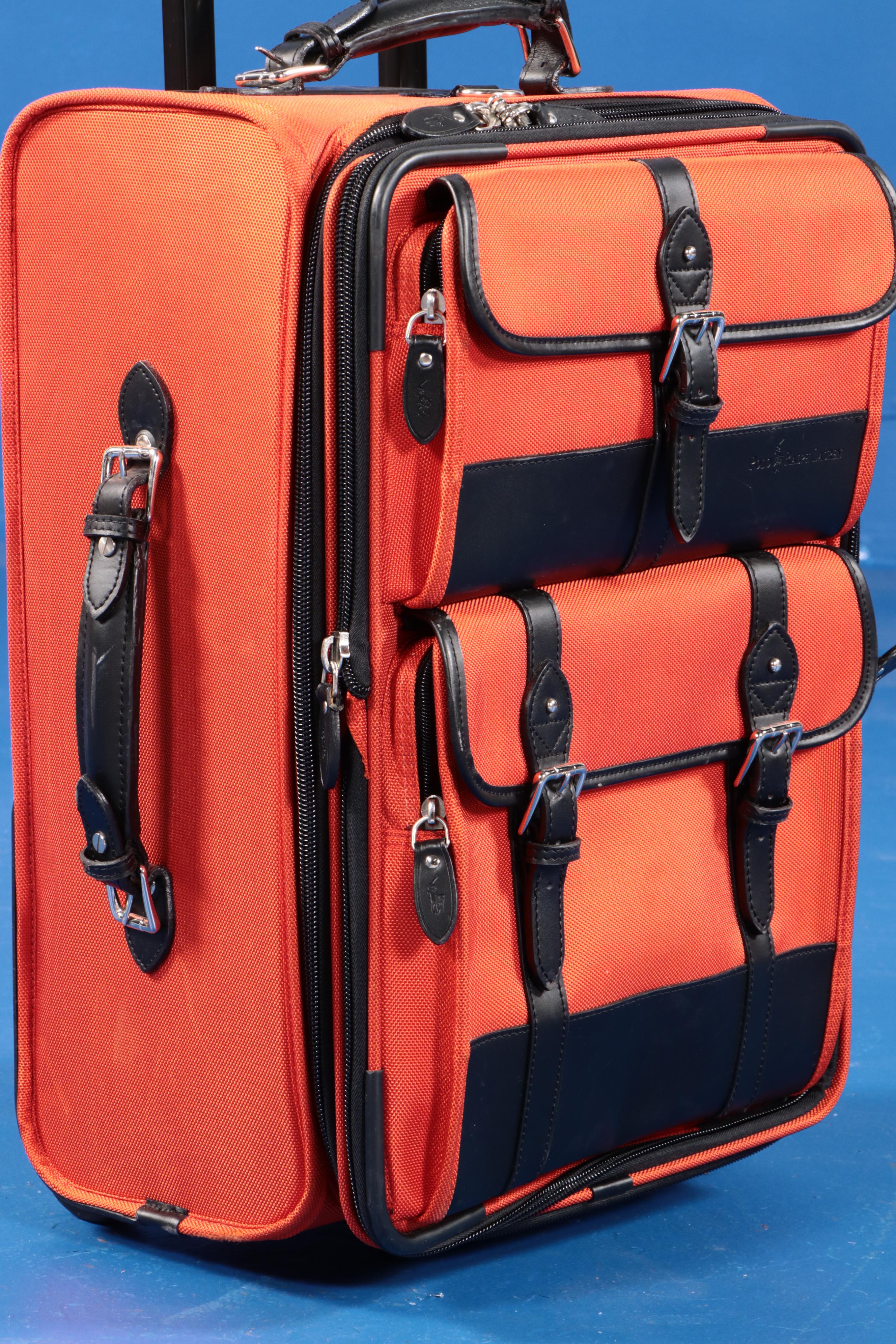 Polo Ralph Lauren Upright Rolling Suitcase and Victorinox Werks 6.0 Garment Bag