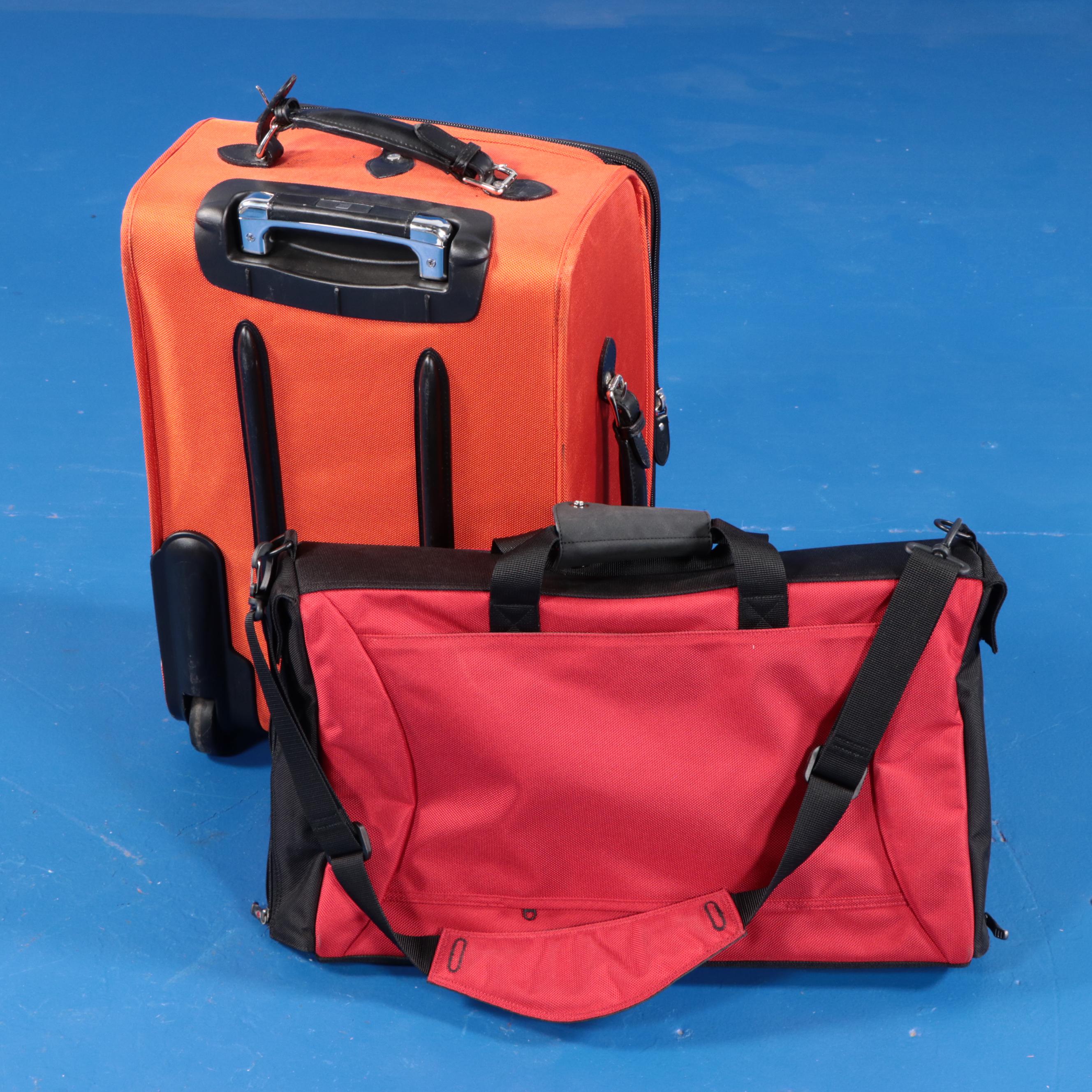 Polo Ralph Lauren Upright Rolling Suitcase and Victorinox Werks 6.0 Garment Bag