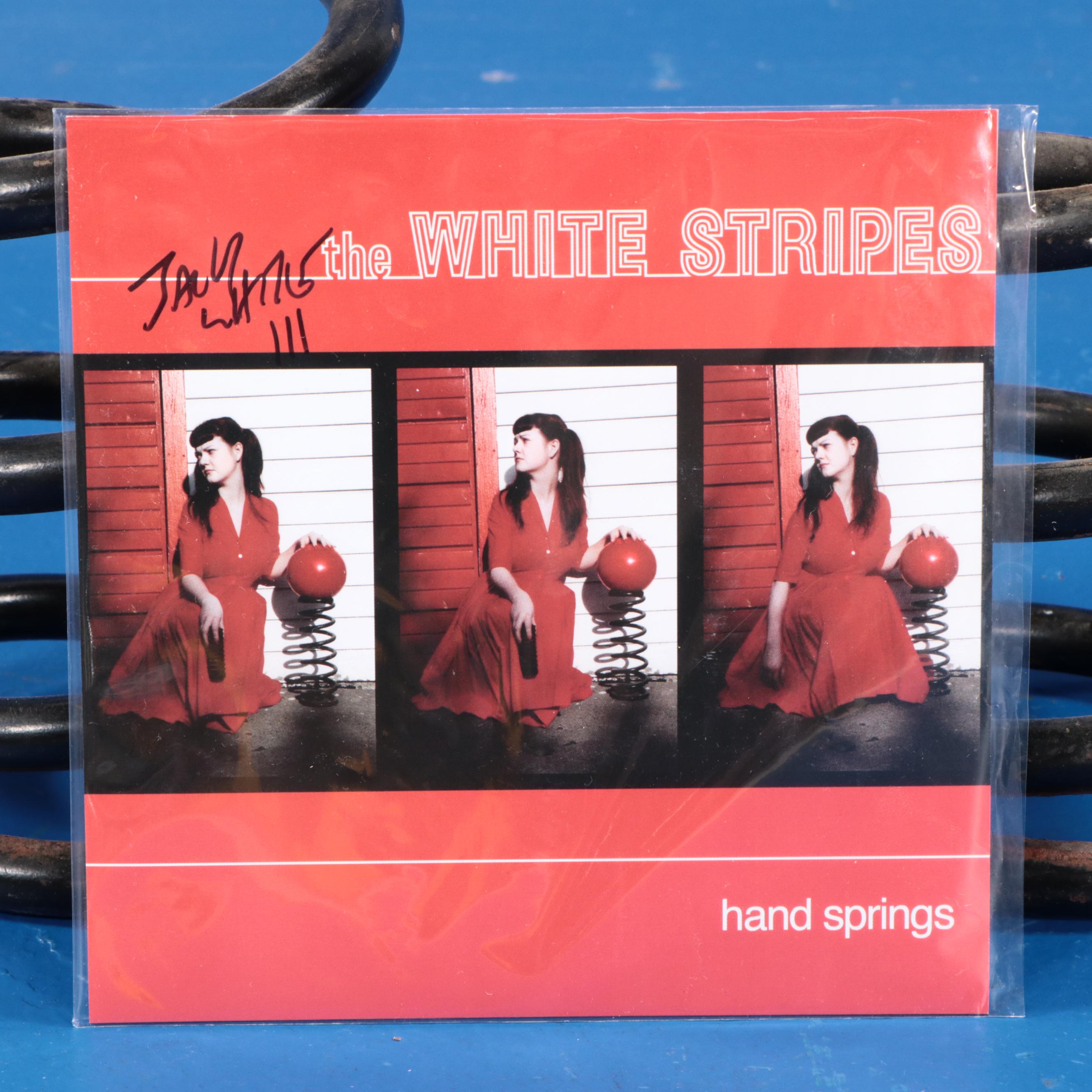 Jack White Signed "Hand Springs" Vinyl with Cover Art Prop Springs