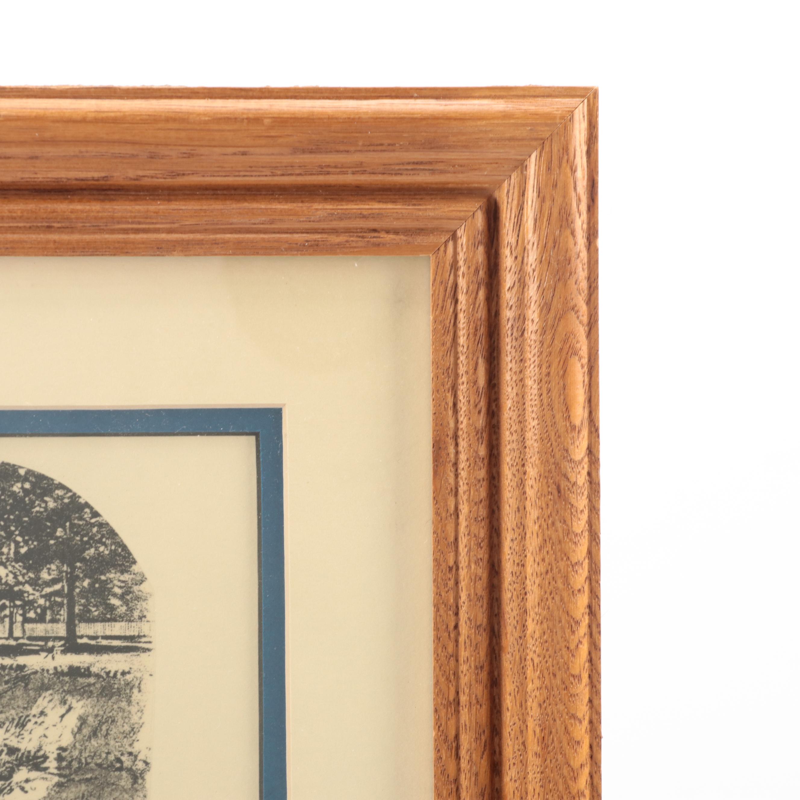 Locomotive Display Featuring Western & Atlantic Railroad Obsolete Currency Note