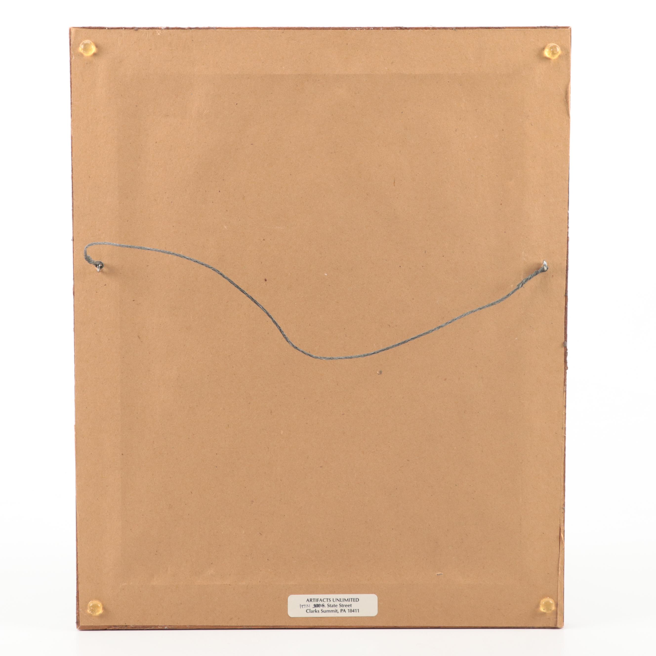 Locomotive Display Featuring Western & Atlantic Railroad Obsolete Currency Note