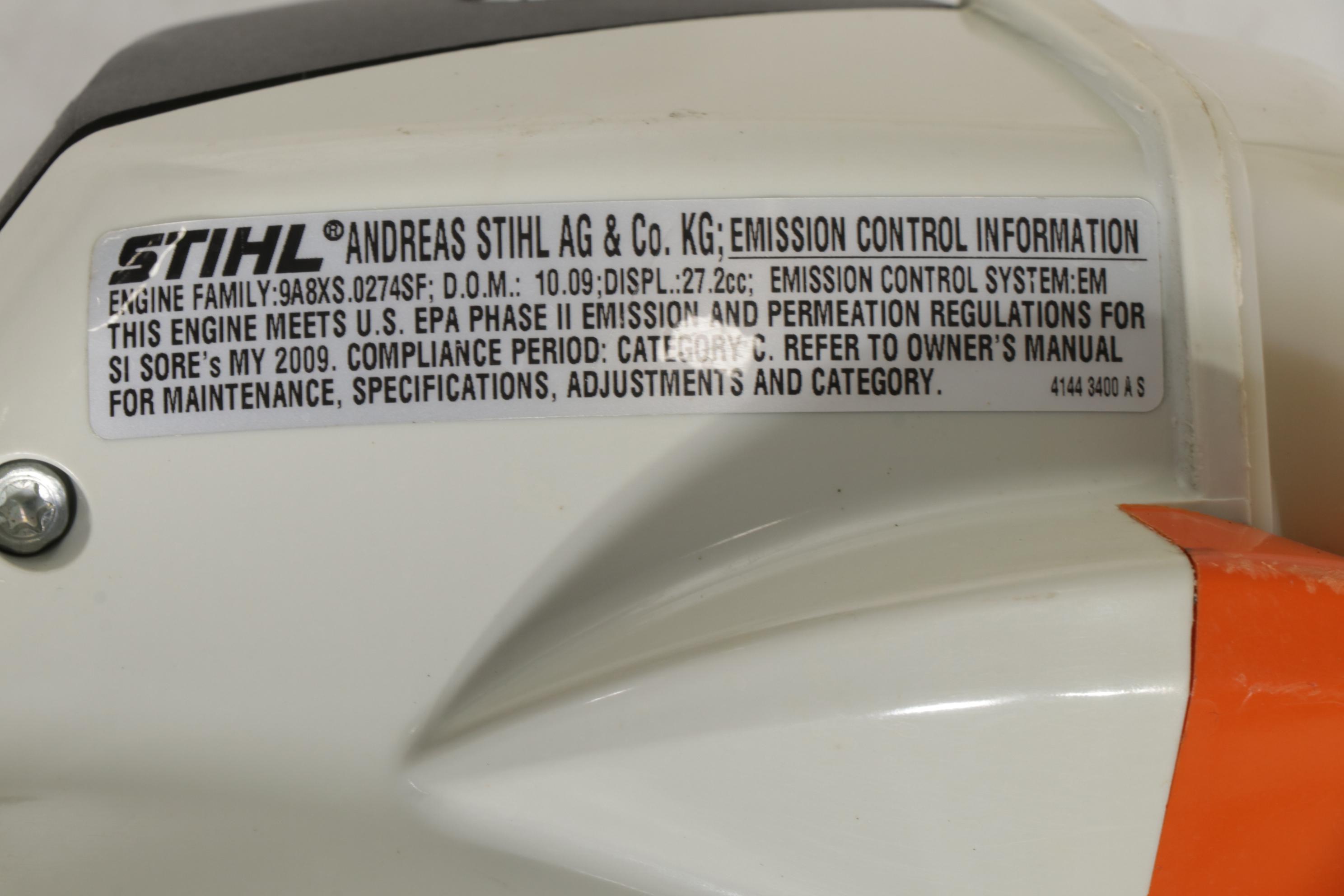 Stihl Gas Powered String Trimmer With Solo 4 Gal Backpack Sprayer, Accessories