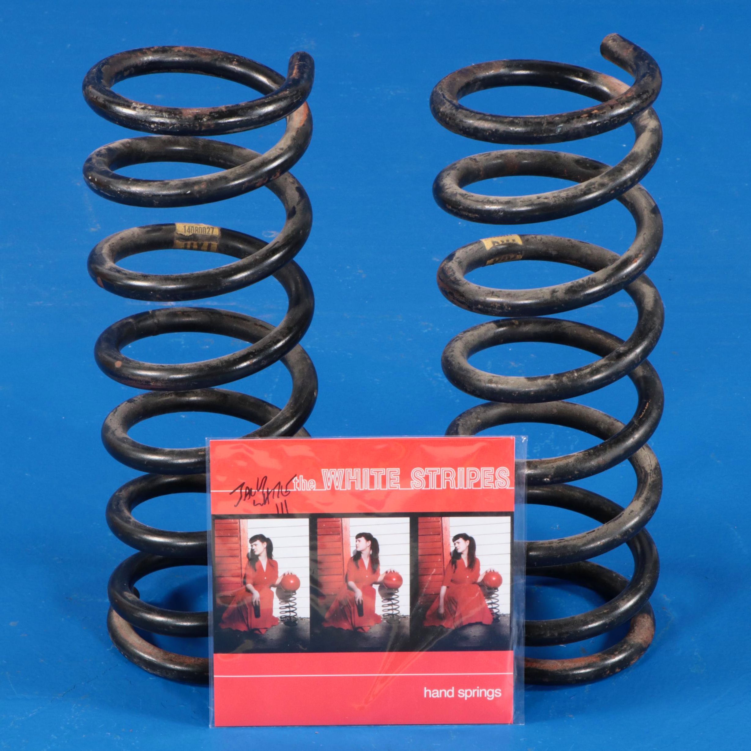 Jack White Signed "Hand Springs" Vinyl with Cover Art Prop Springs