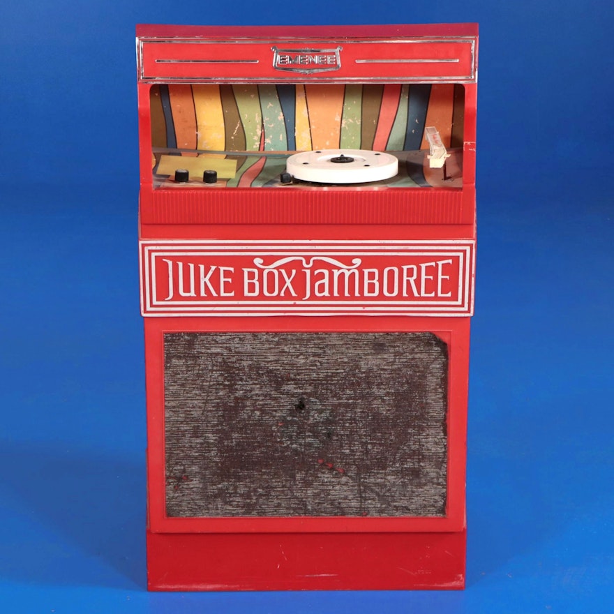 Emenee Jukebox Jamboree Toy Record Player, Mid-20th Century