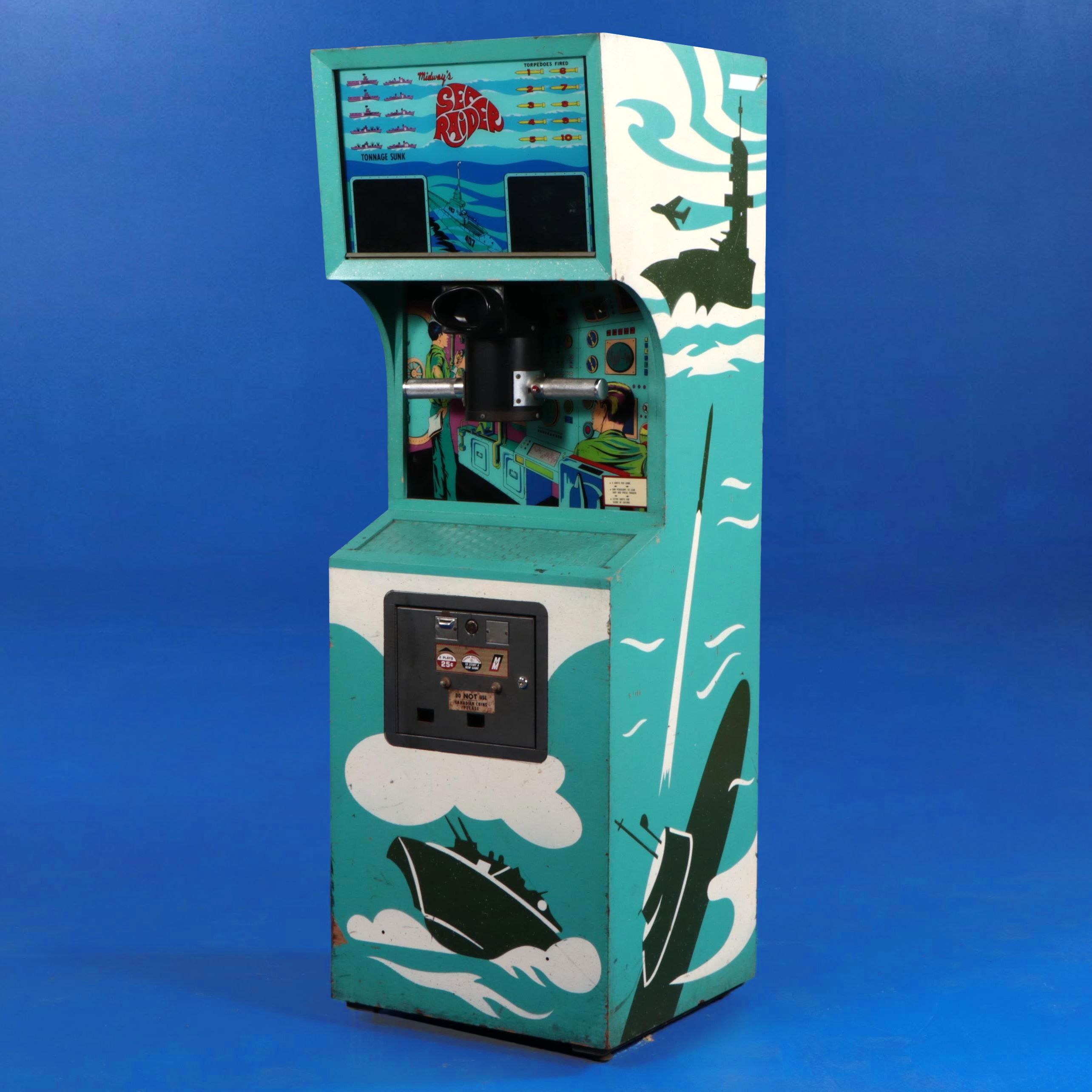 Midway Mfg Co. Sea Raider Submarine Arcade Game