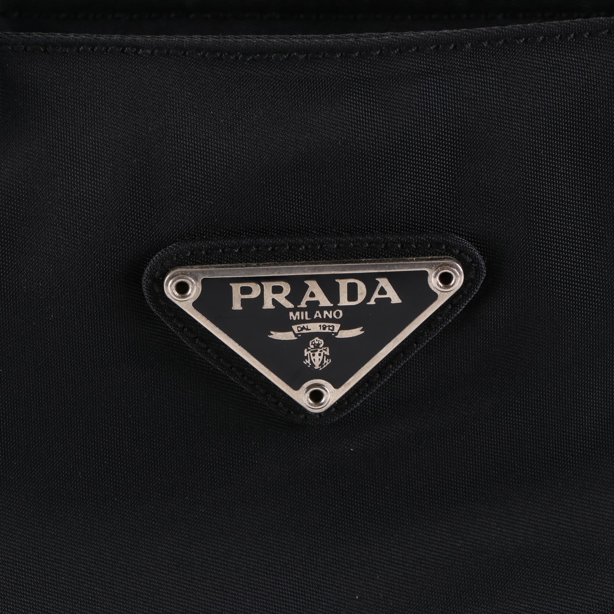 Prada Small Tote in Black Tessuto Nylon