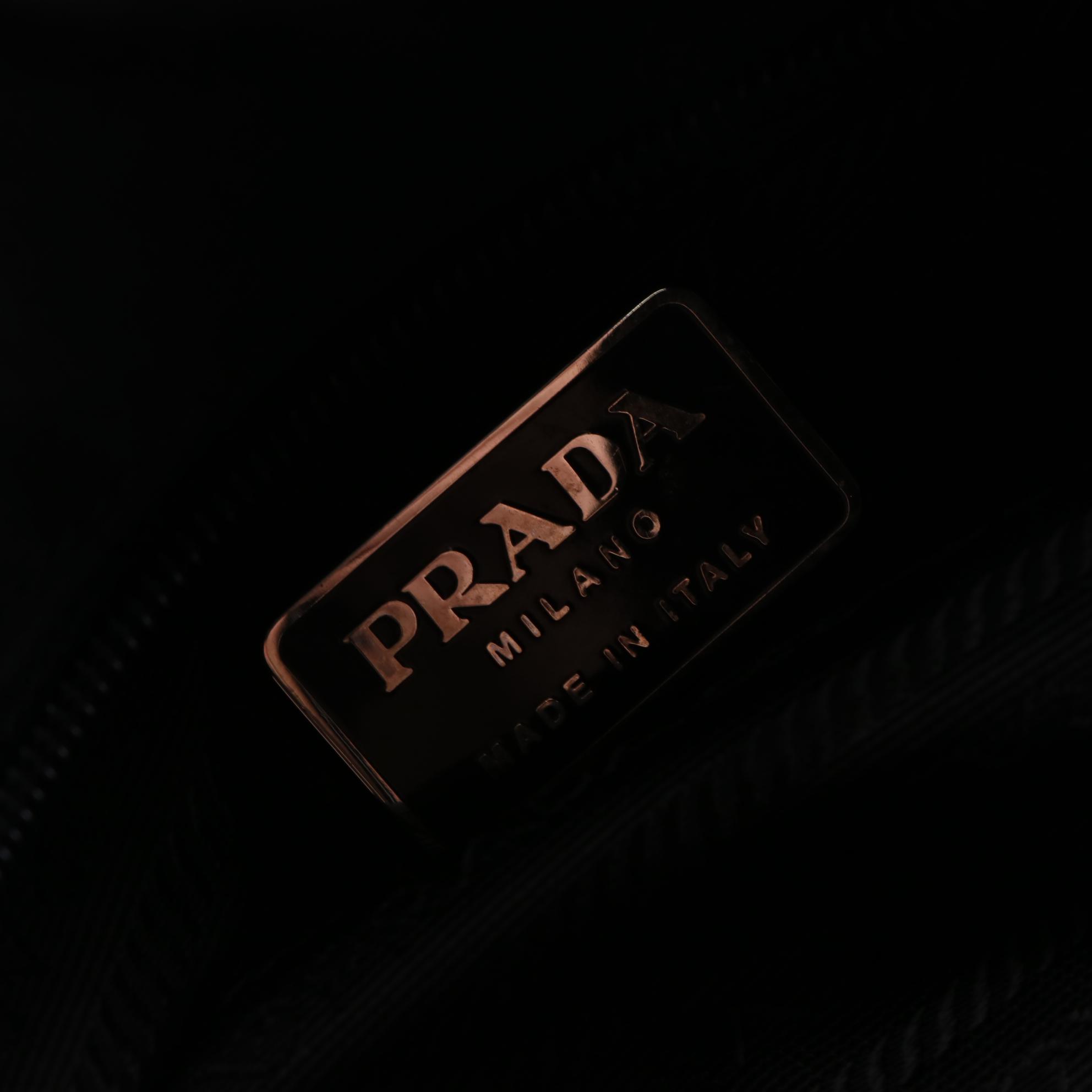 Prada Small Tote in Black Tessuto Nylon