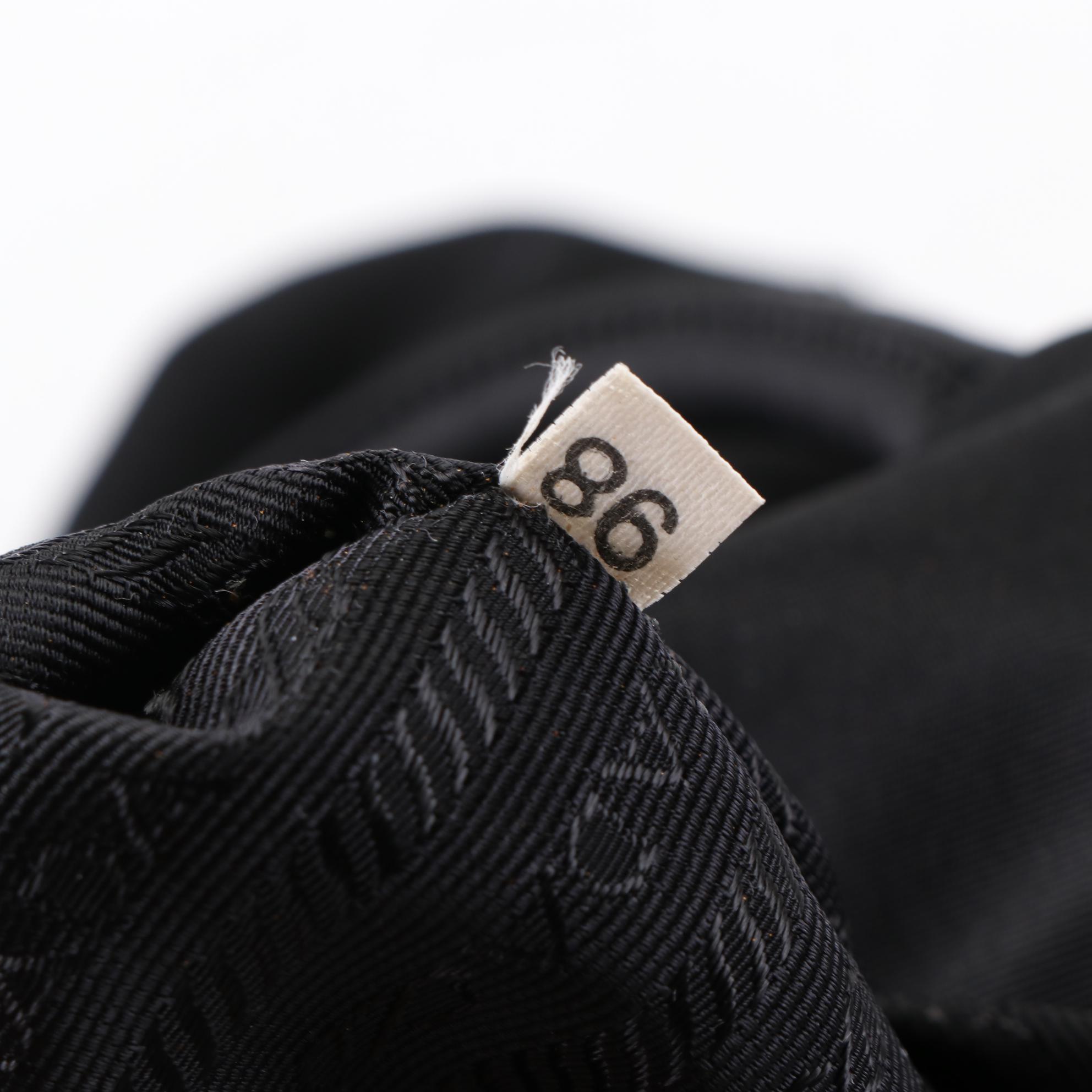 Prada Small Tote in Black Tessuto Nylon