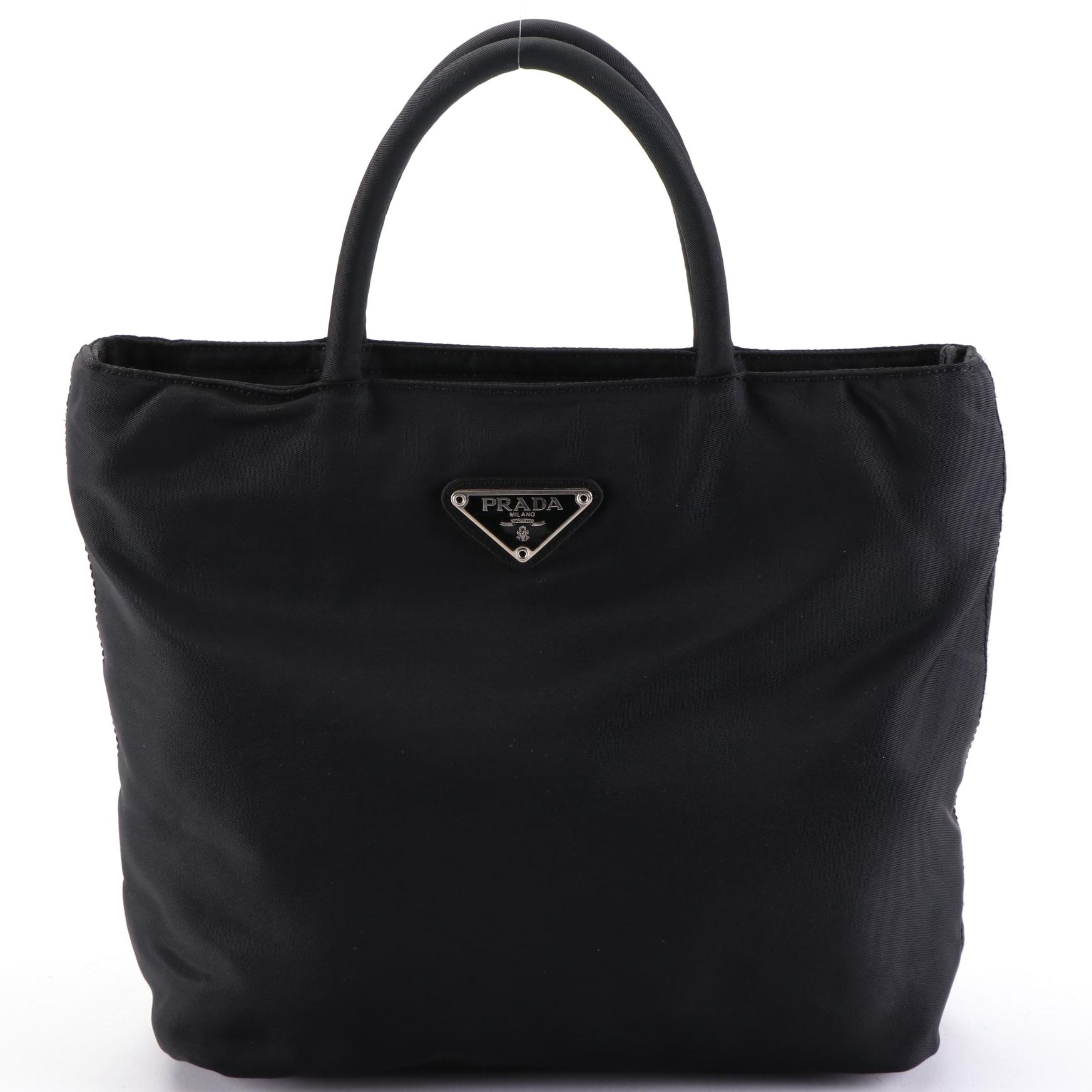Prada Small Tote in Black Tessuto Nylon