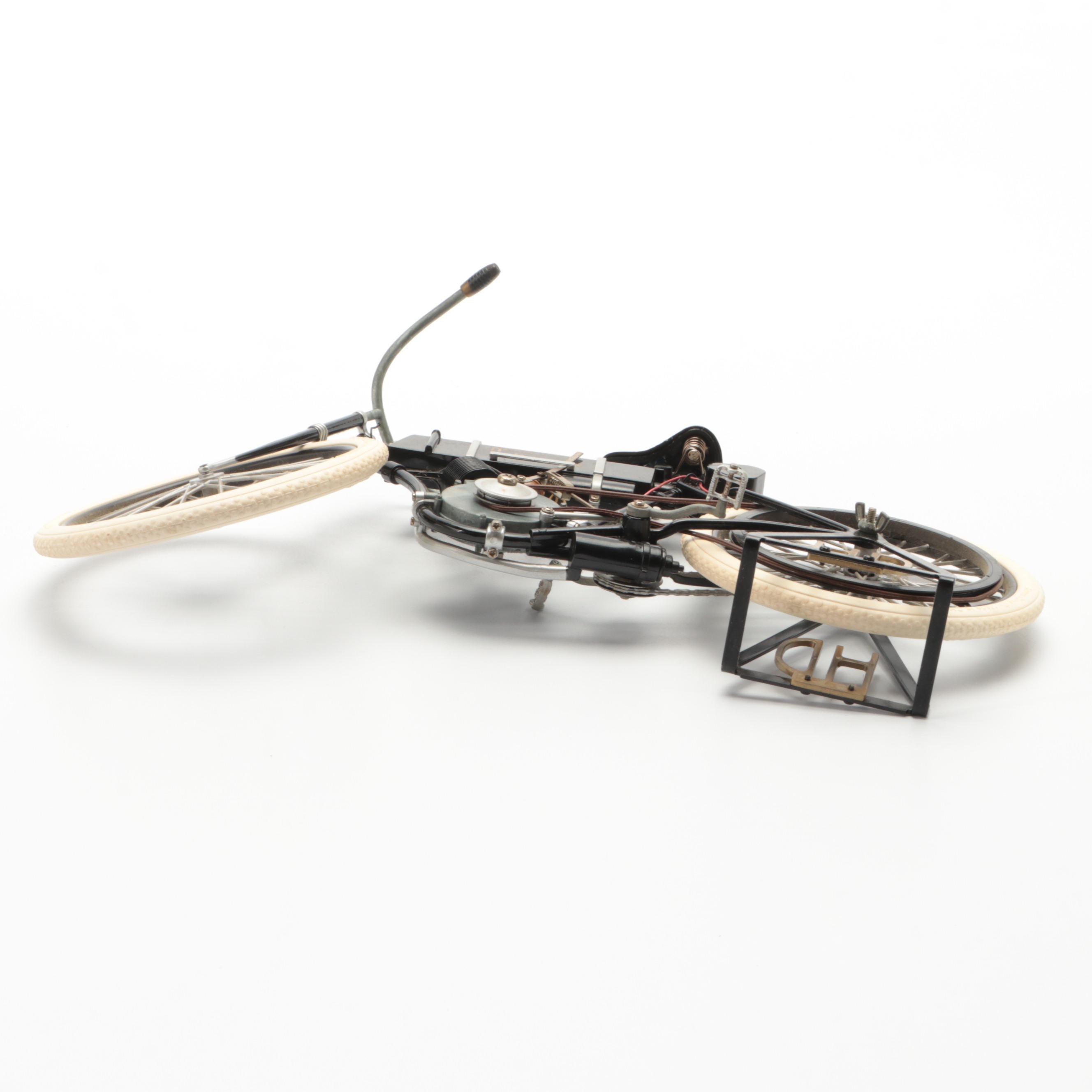 Xonex "Harley-Davidson" Diecast Replica Early Motorcycle, Late 20th Century