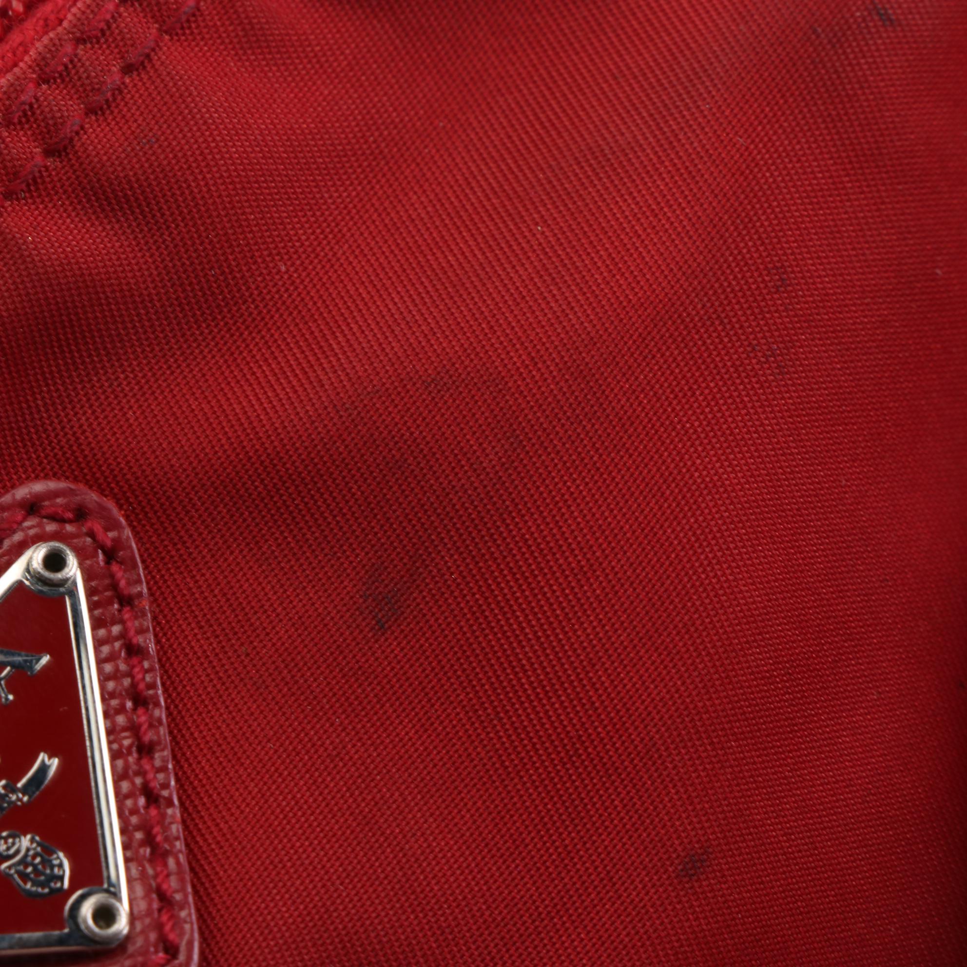 Prada Tessuto Nylon Zip Pouch