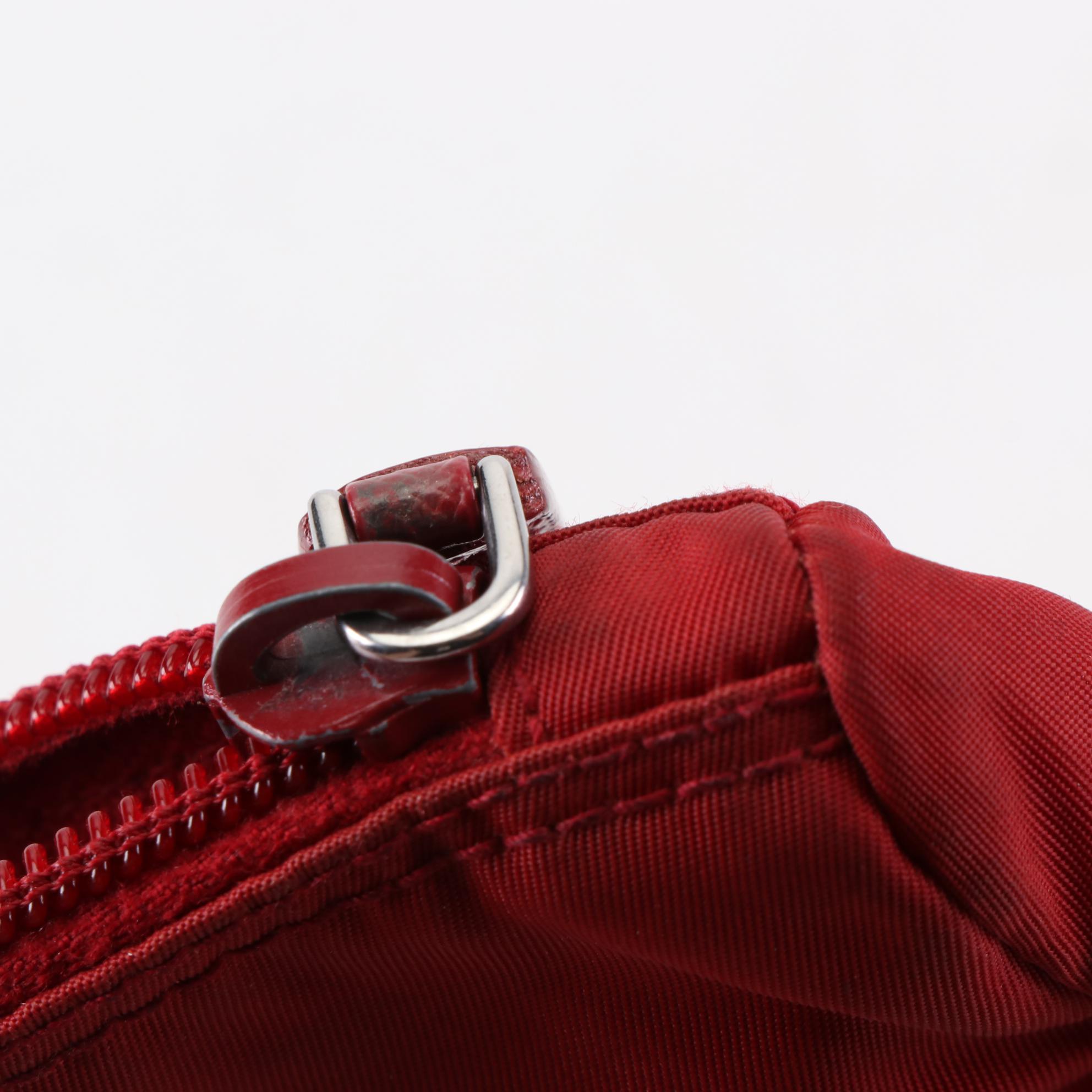 Prada Tessuto Nylon Zip Pouch