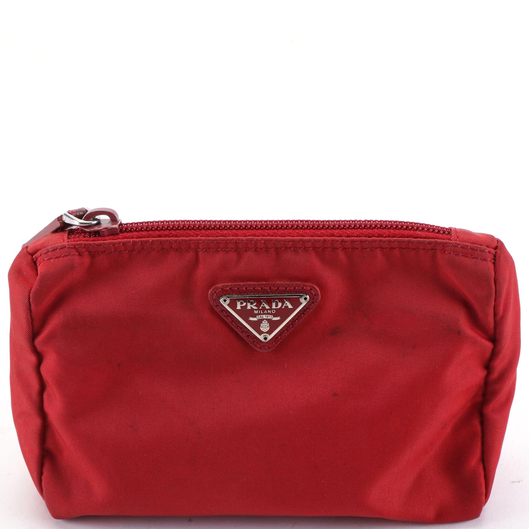 Prada Tessuto Nylon Zip Pouch