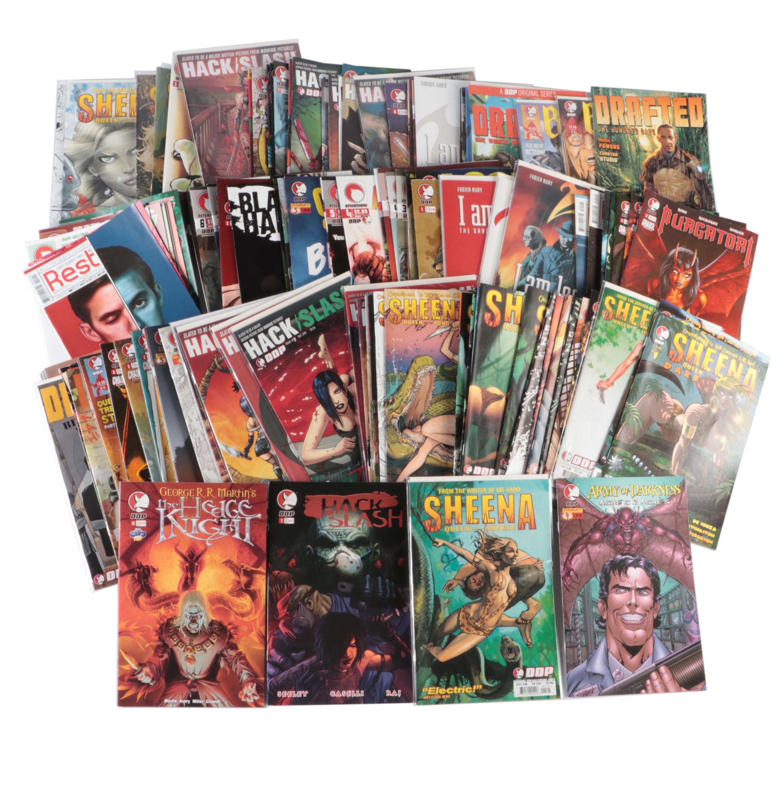 Modern Age Comic Books with Hack Slash, Army Of Darkness, and More