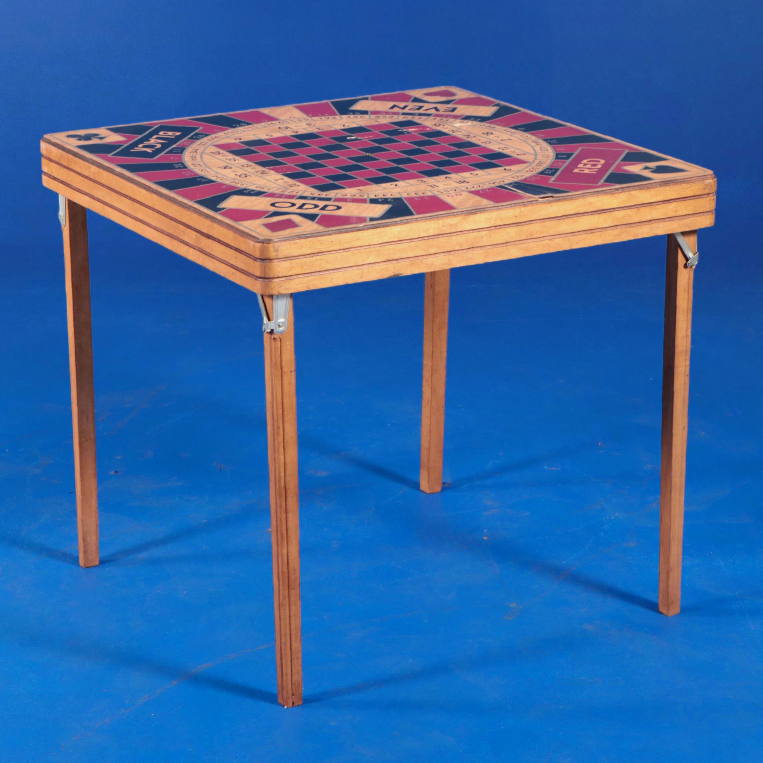Monte Carlo 5-in-1 Game Table, Mid-20th Century