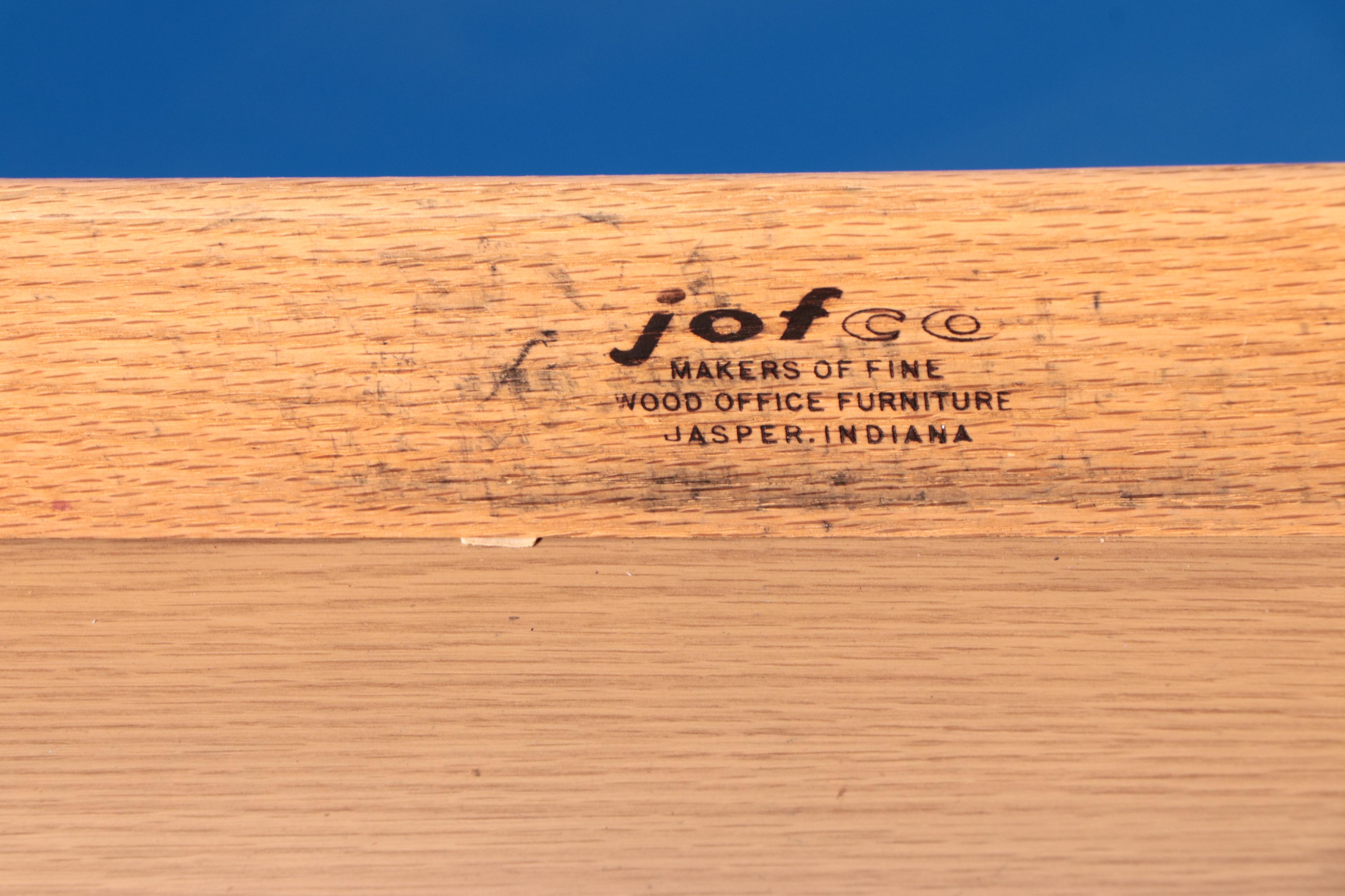 Jofco Mid Century Modern Executive Desk