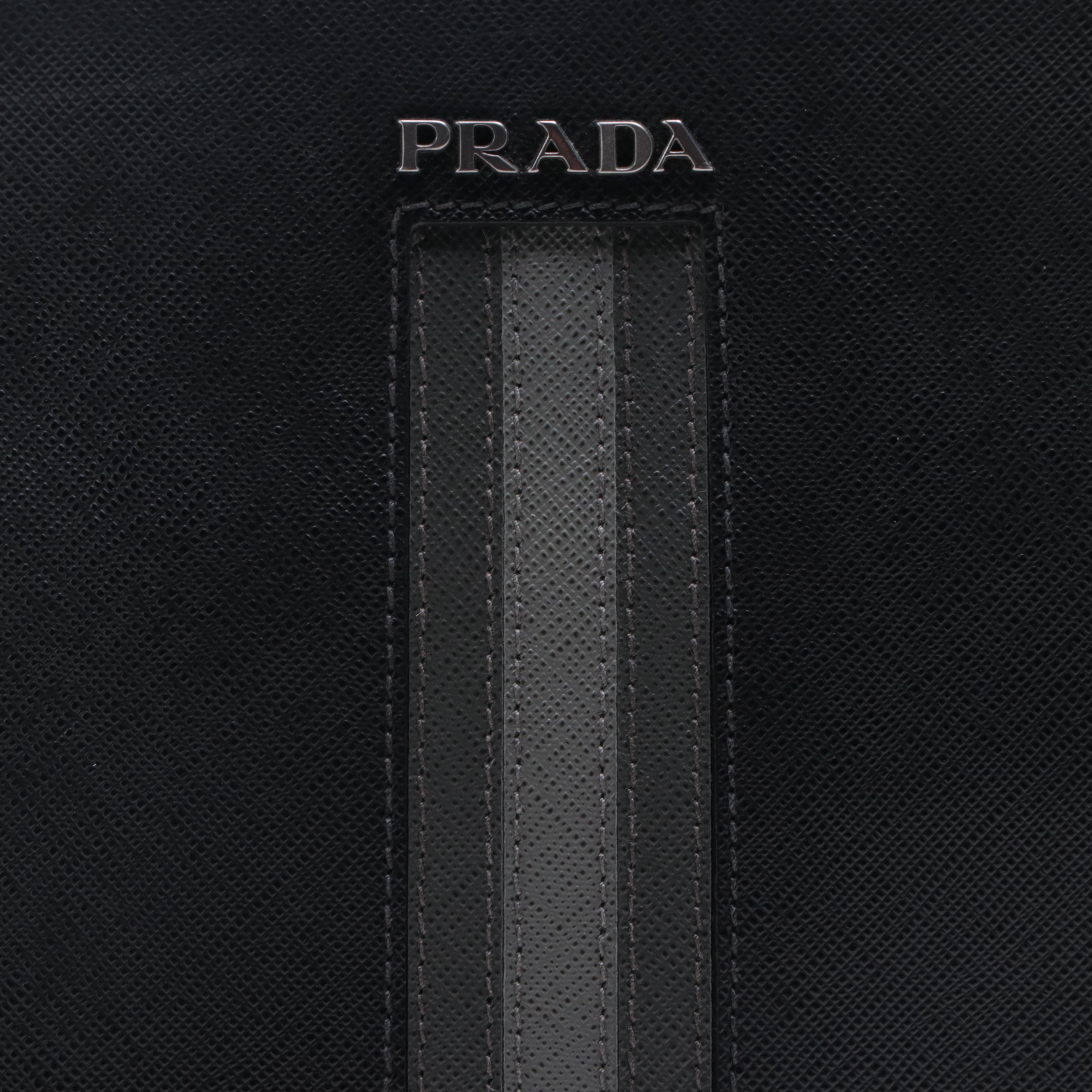 Prada Zip Around Portfolio Case in Saffiano Leather
