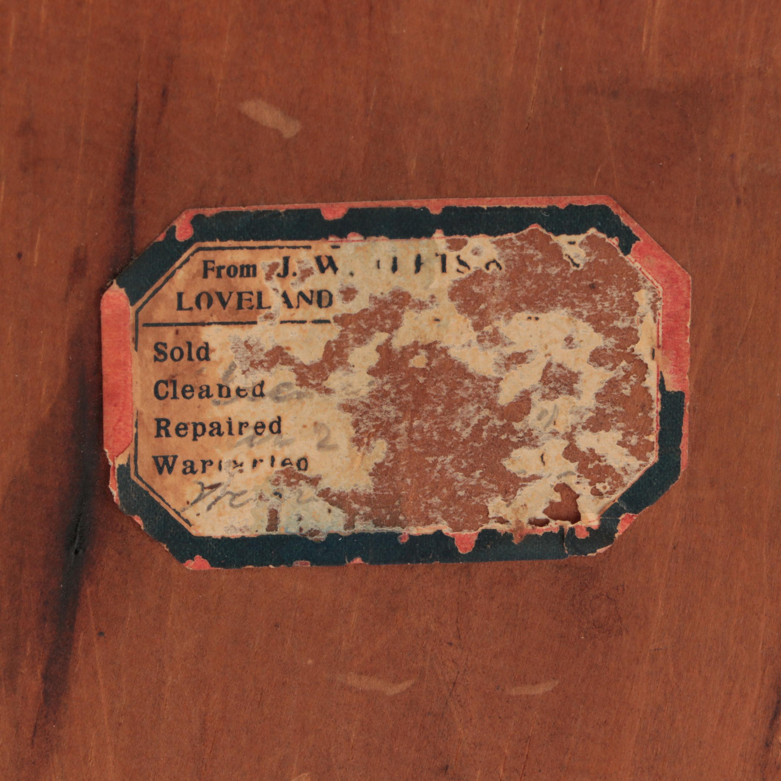 The E. Ingraham & Co. Eastlake Style Oak Wood Mantel Clock