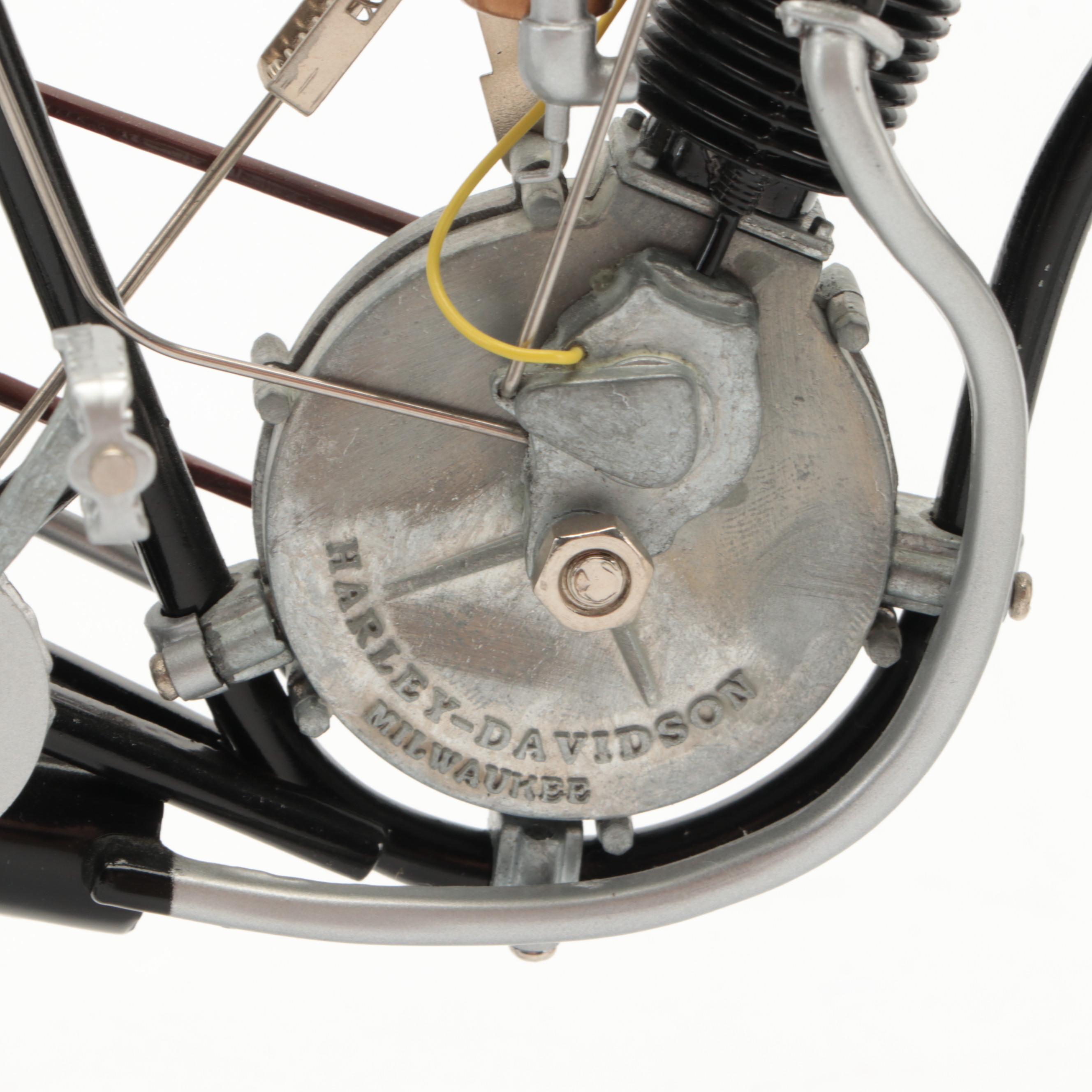 1903-1904 and Xonex 1917 Harley-Davidson Diecast Model 1:6 Scale Motorcycles