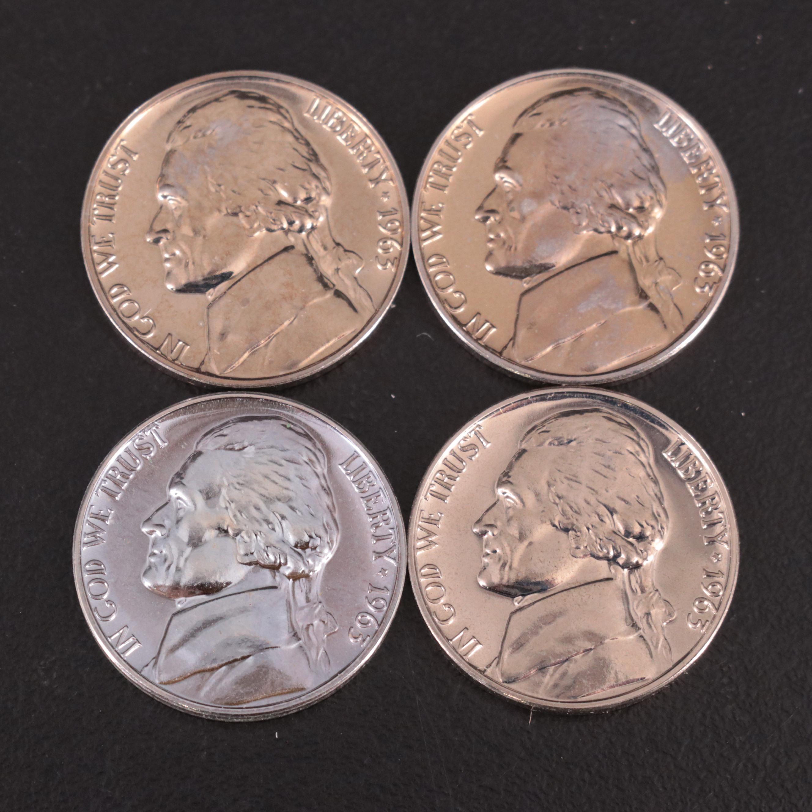 Twelve Rolls of Jefferson Nickel Proof Coins