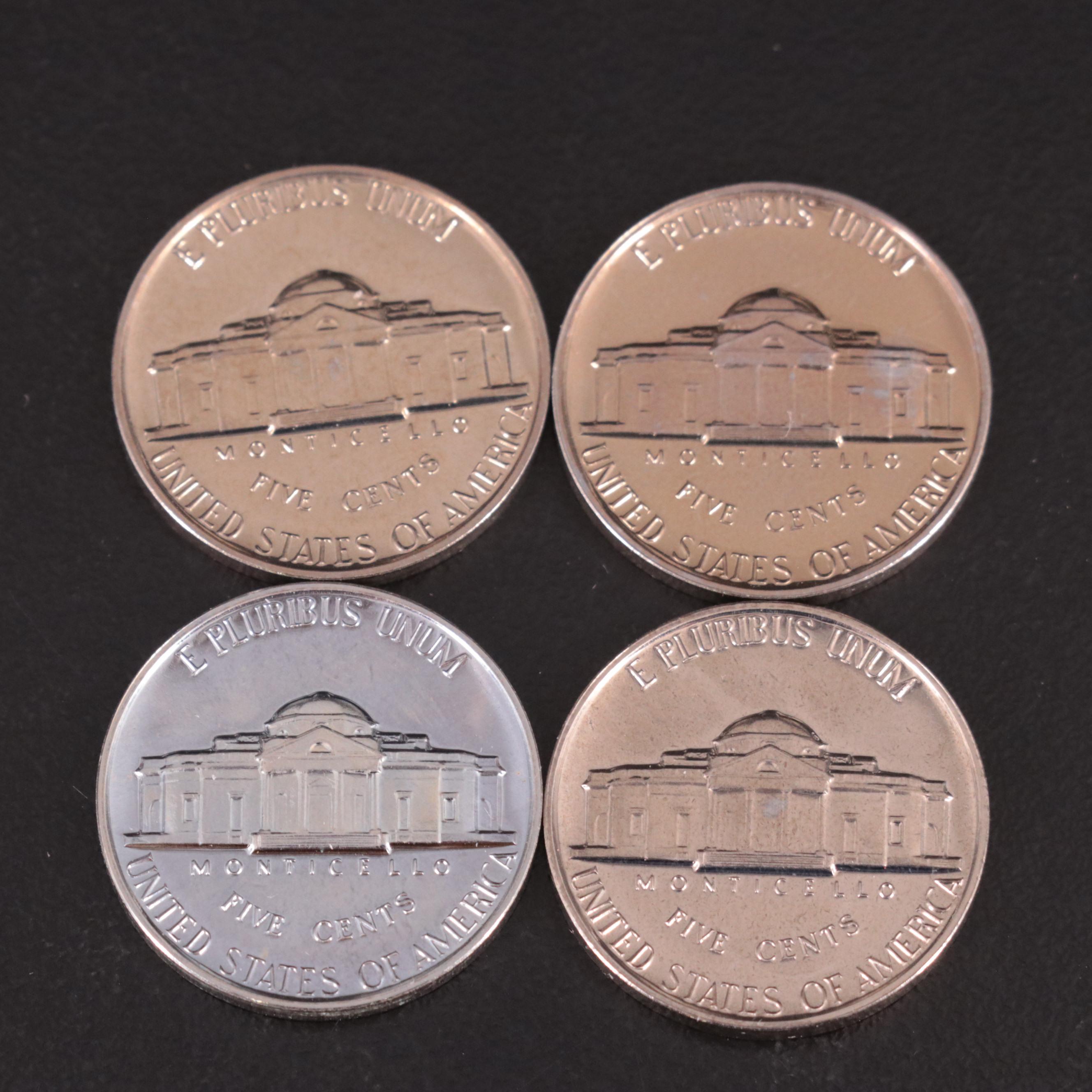 Twelve Rolls of Jefferson Nickel Proof Coins