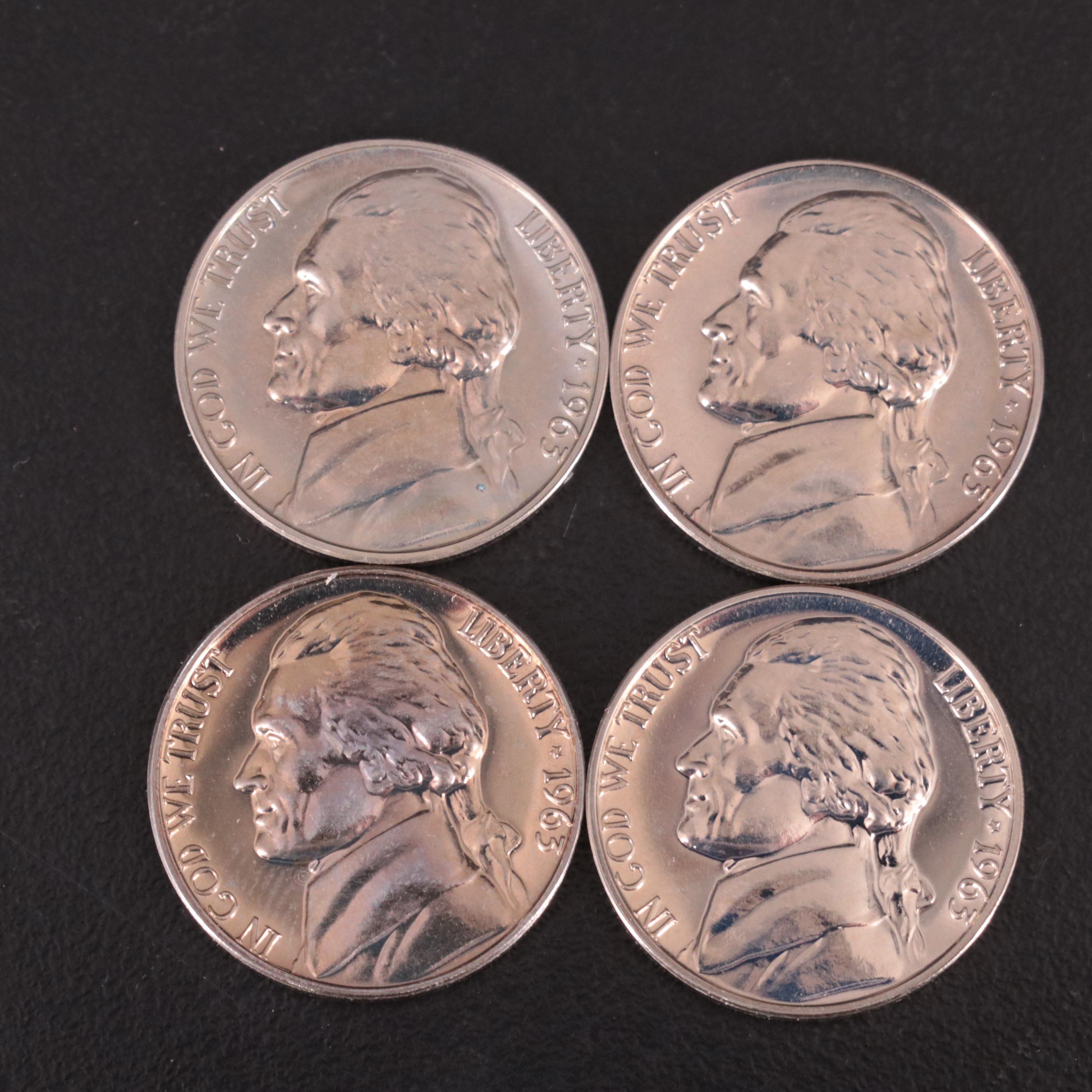 Twelve Rolls of Jefferson Nickel Proof Coins