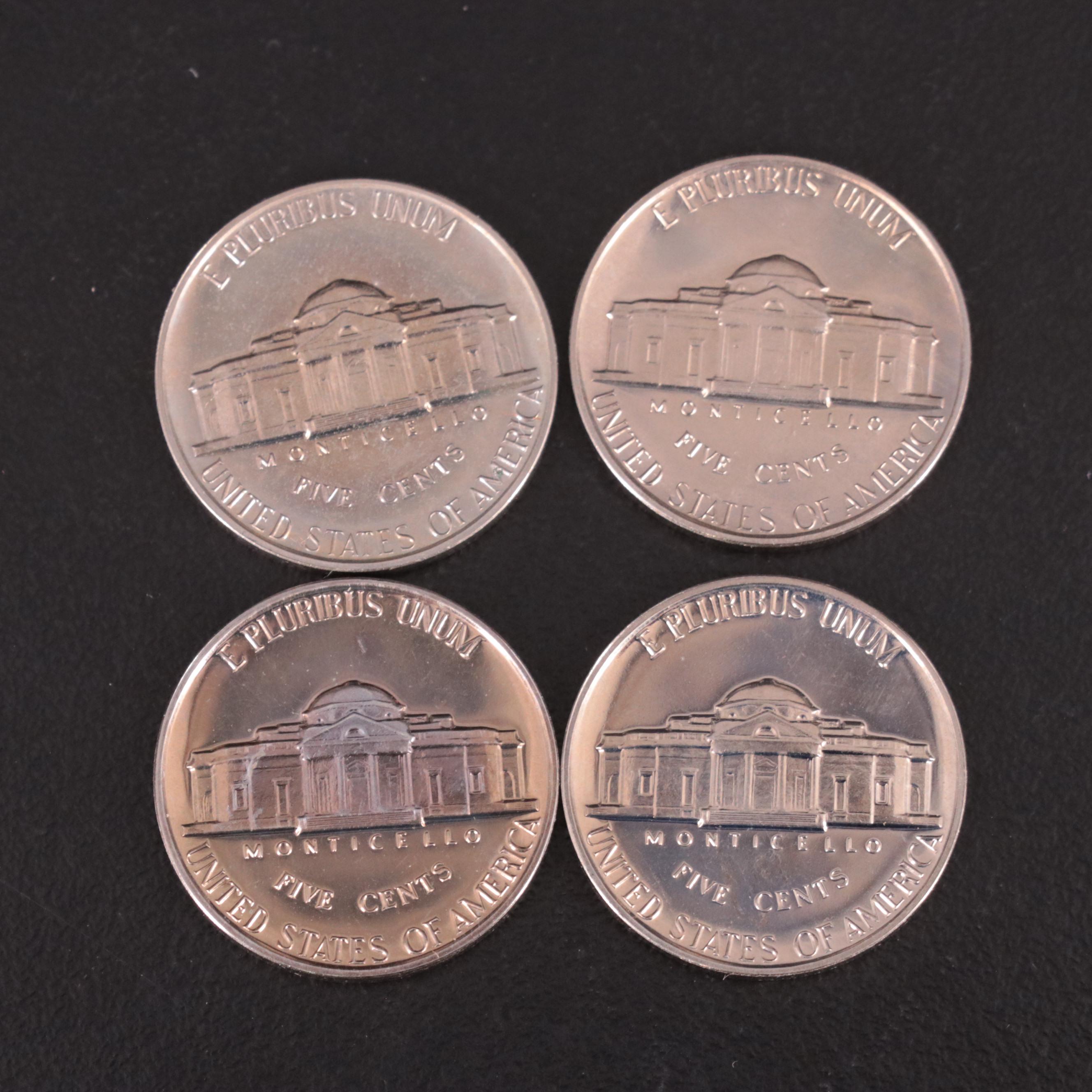 Twelve Rolls of Jefferson Nickel Proof Coins