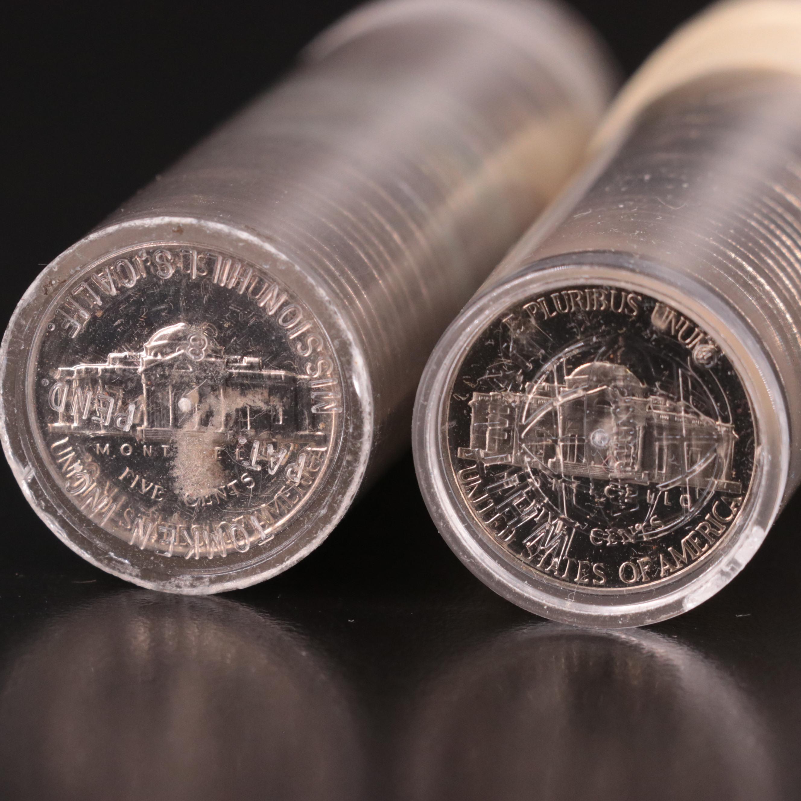 Twelve Rolls of Jefferson Nickel Proof Coins